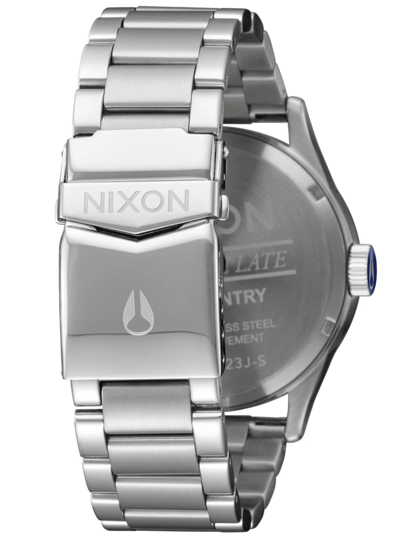 The Sentry Stainless Steel Silver/Indigo Watch - Image 3