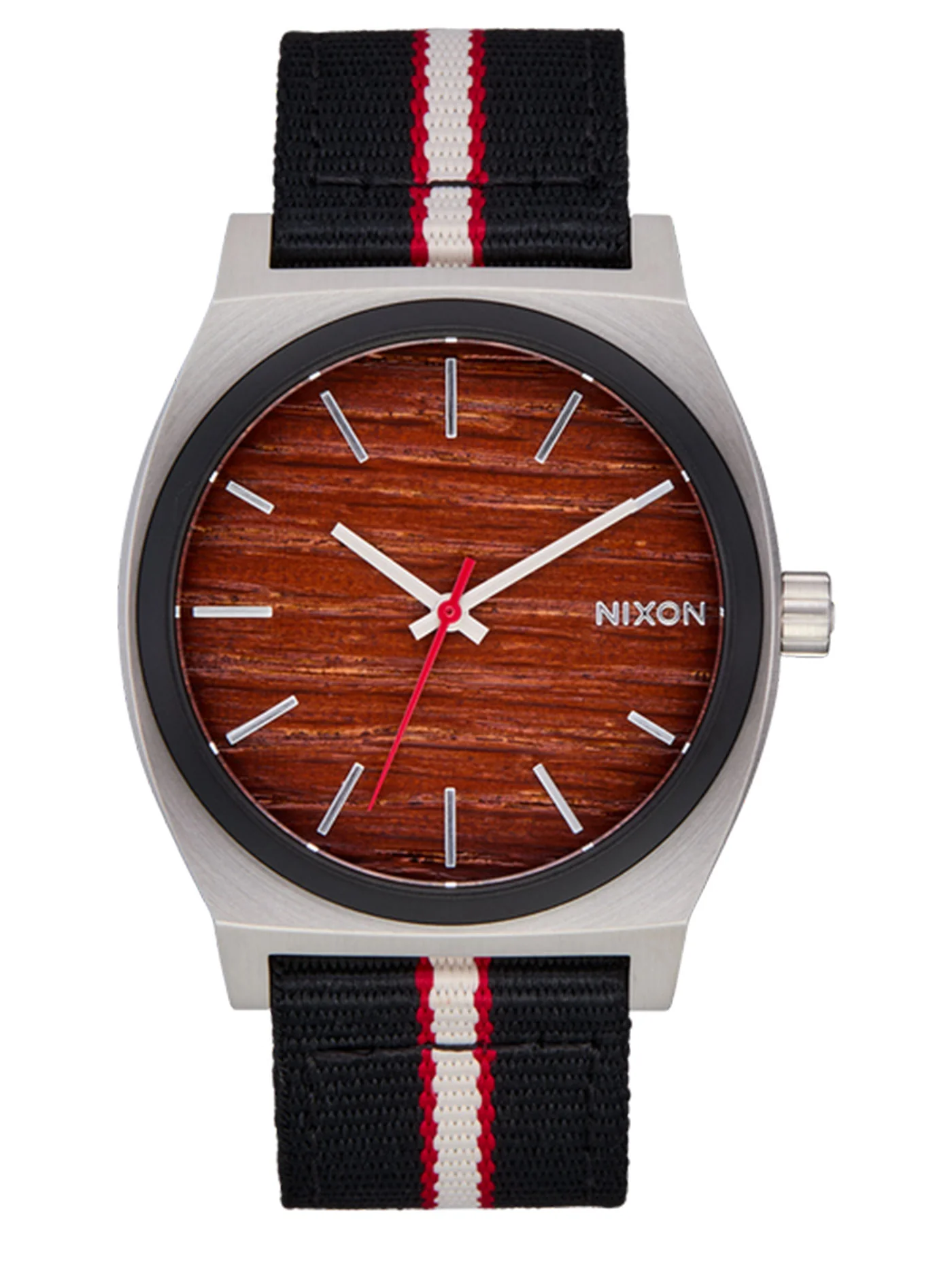 Time Teller Nylon Re Oaks Silver/Rosewood/Black Watch