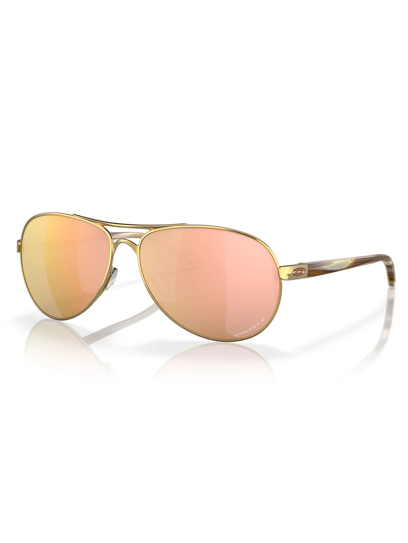 Feedback Polished Gold/Prizm Rose Gold Polarized Sunglasses