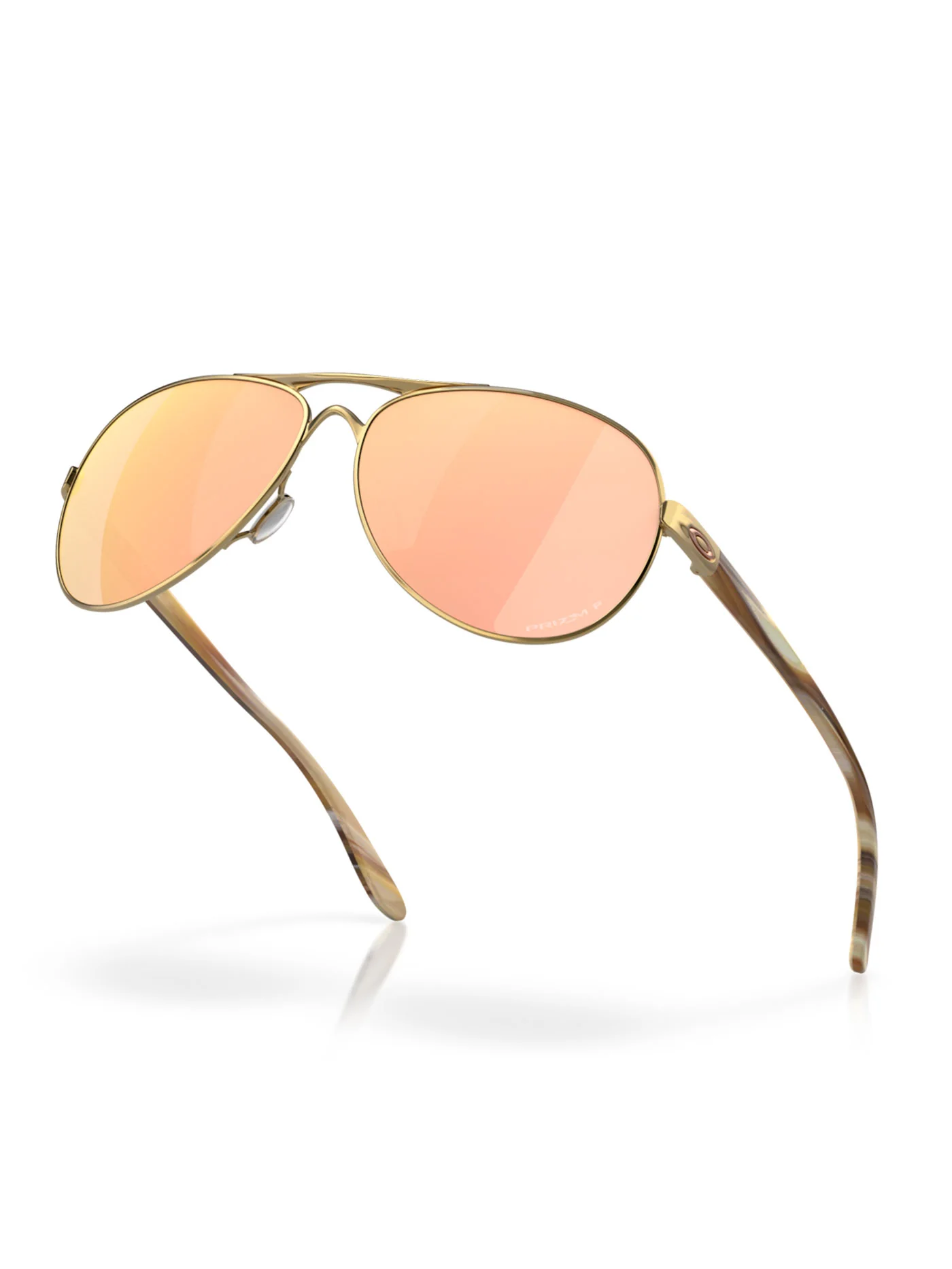 Feedback Polished Gold/Prizm Rose Gold Polarized Sunglasses - Image 2