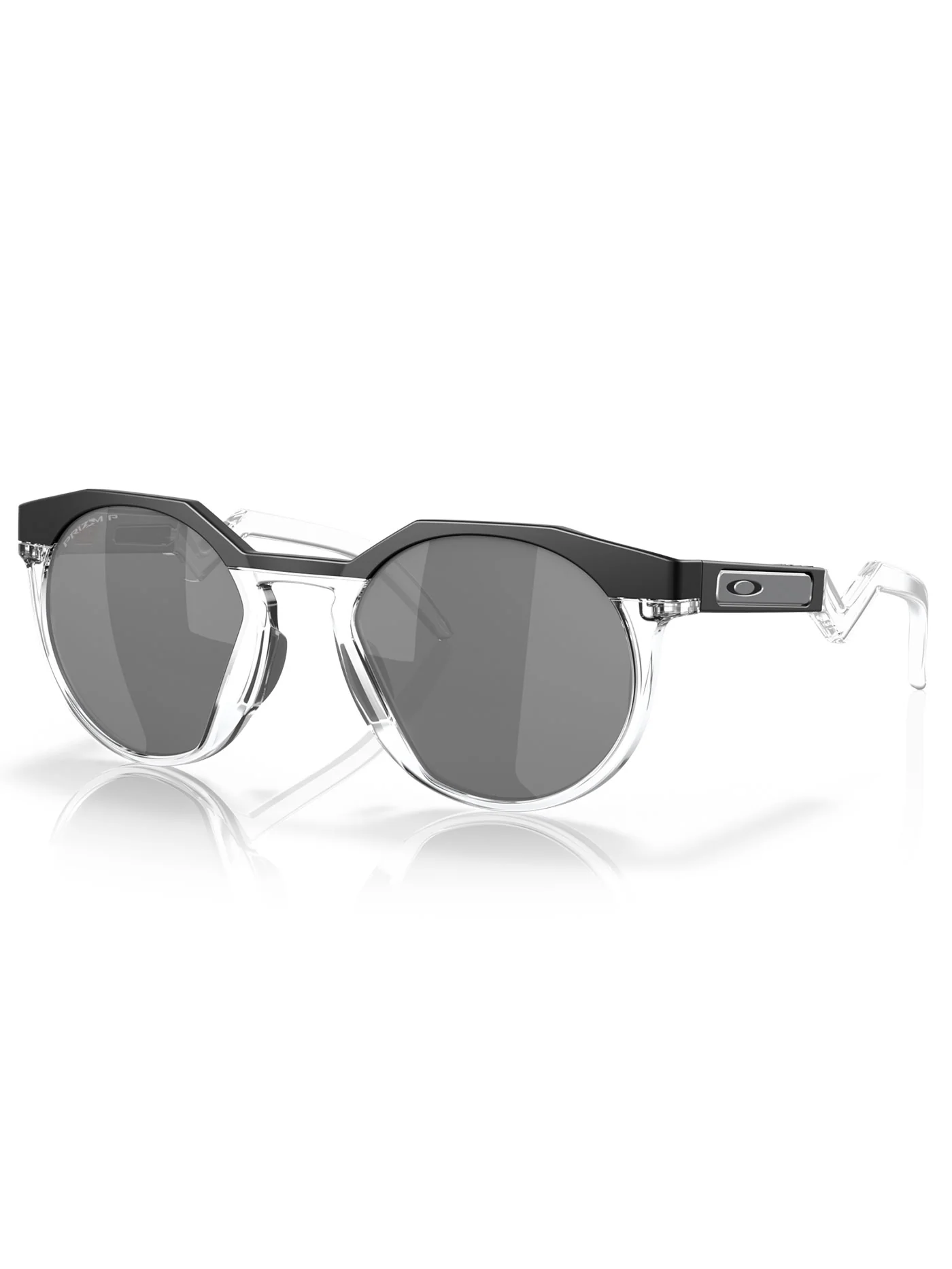 HSTN Matte Black Clear/Prizm Black Polarized Sunglasses