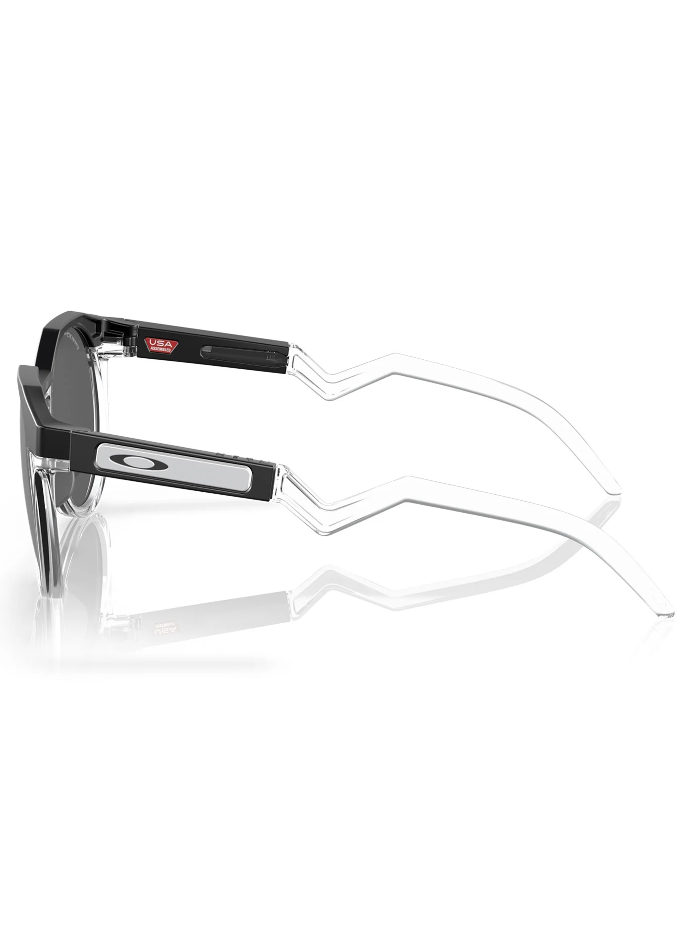 HSTN Matte Black Clear/Prizm Black Polarized Sunglasses - Image 2
