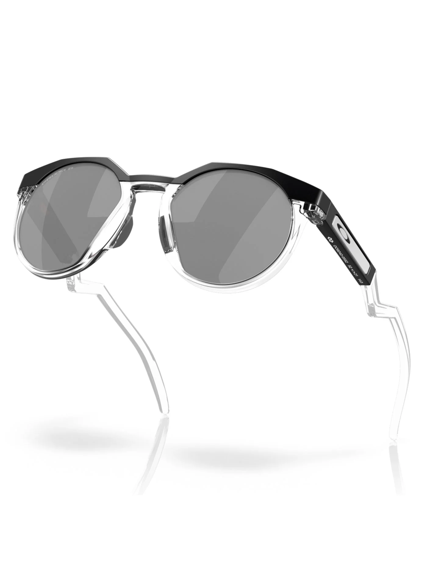 HSTN Matte Black Clear/Prizm Black Polarized Sunglasses - Image 4