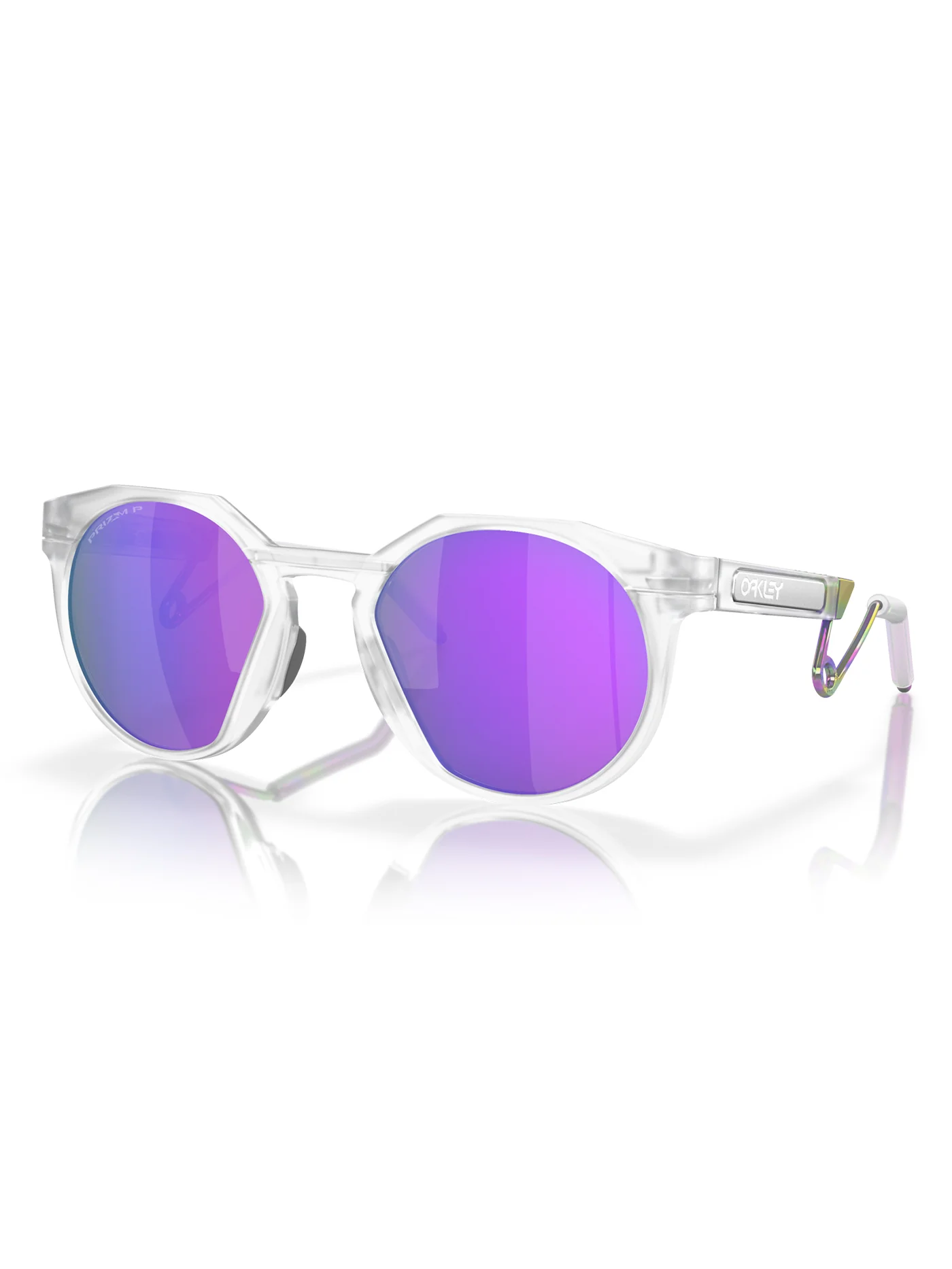 Hstn Metal Polished Clear/Prizm Violet Sunglasses