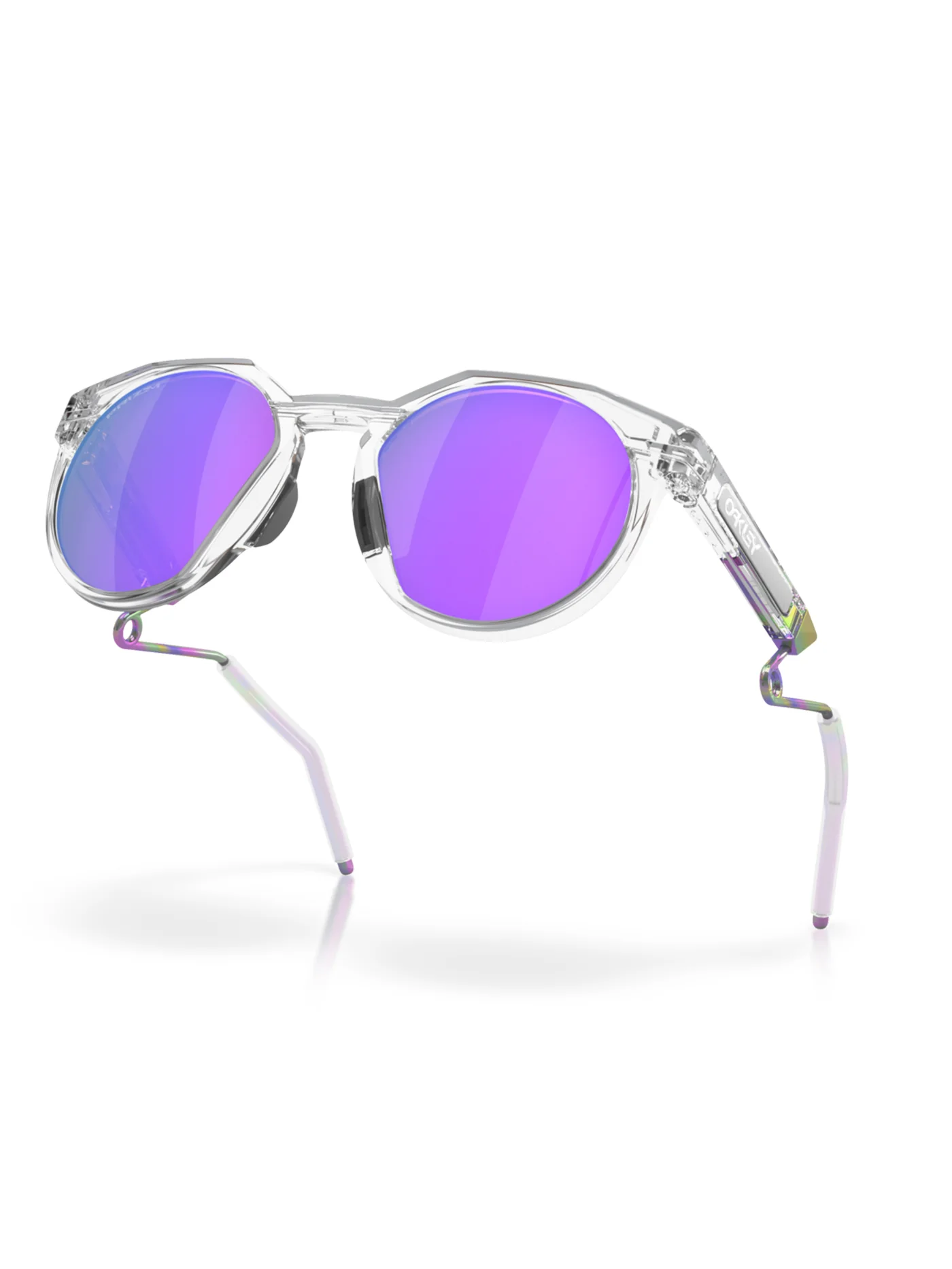 Hstn Metal Polished Clear/Prizm Violet Sunglasses - Image 4