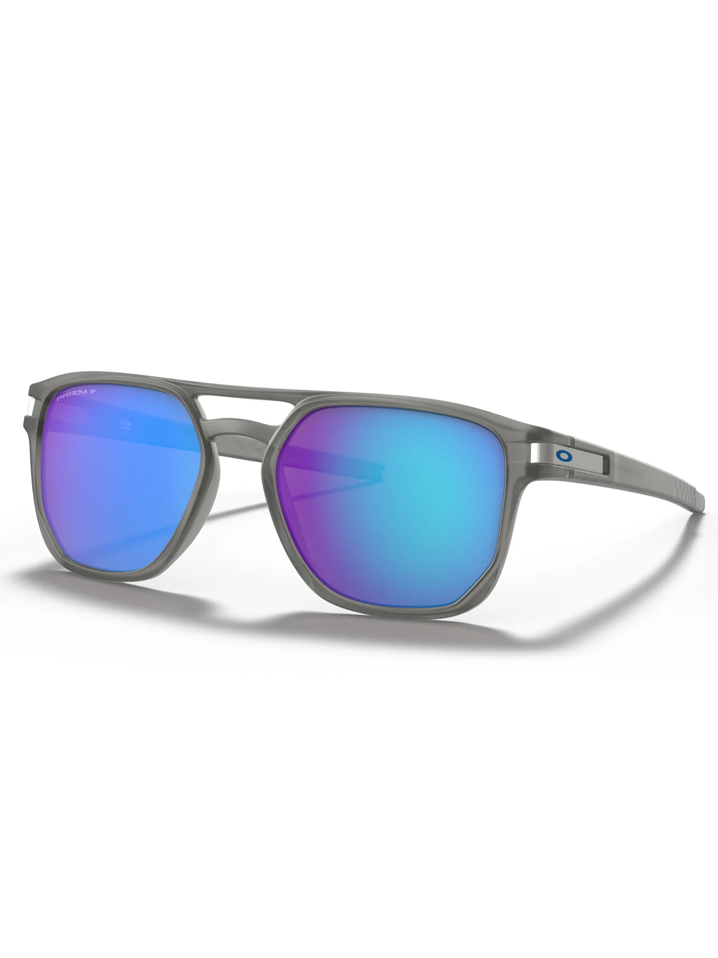 Latch Beta Matte Grey Ink/Prizm Sapphire Polarized Sunglasses
