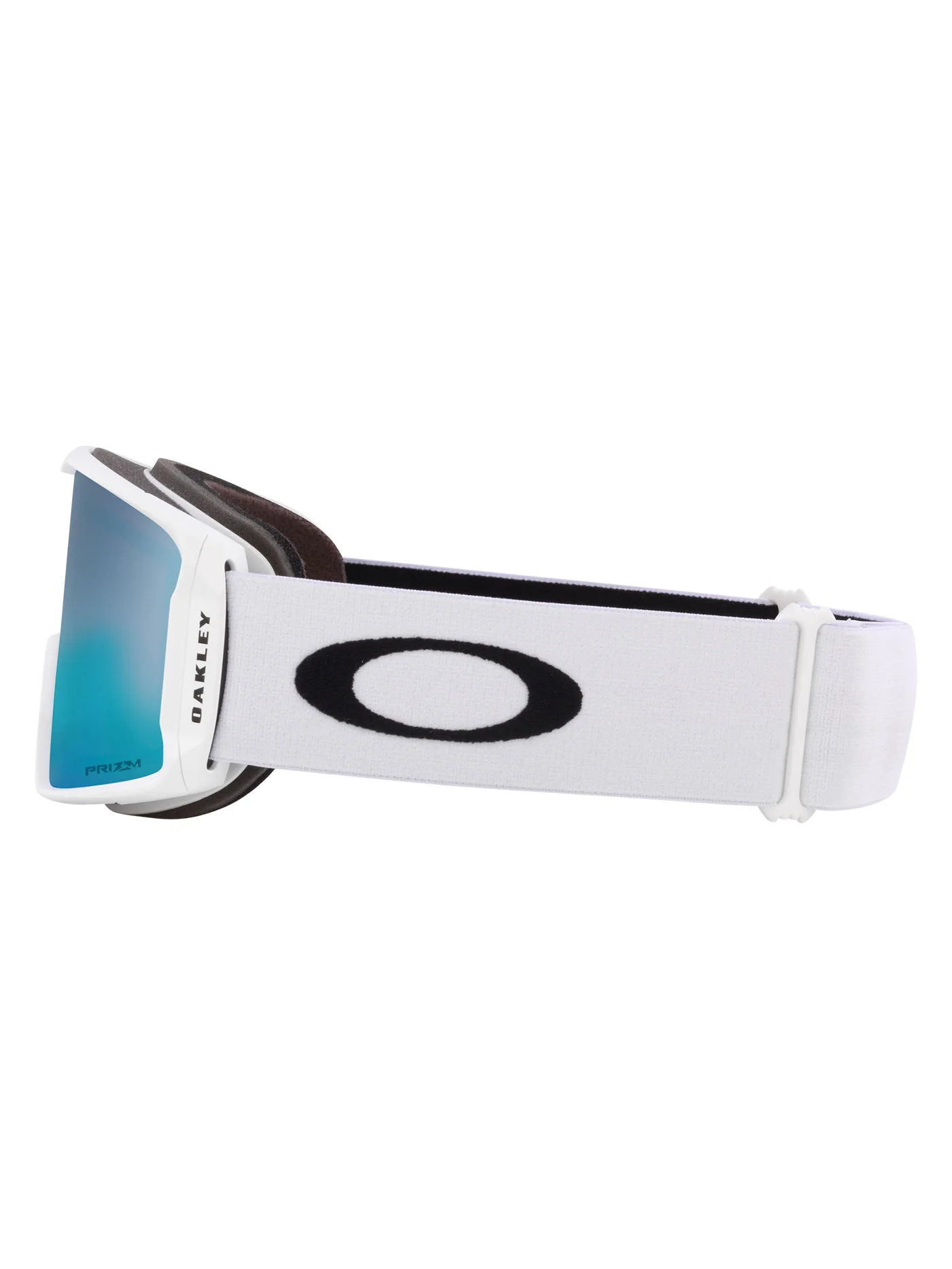 Line Miner L Matte White/Prizm Snow Sapphire Irid Goggle - Image 3