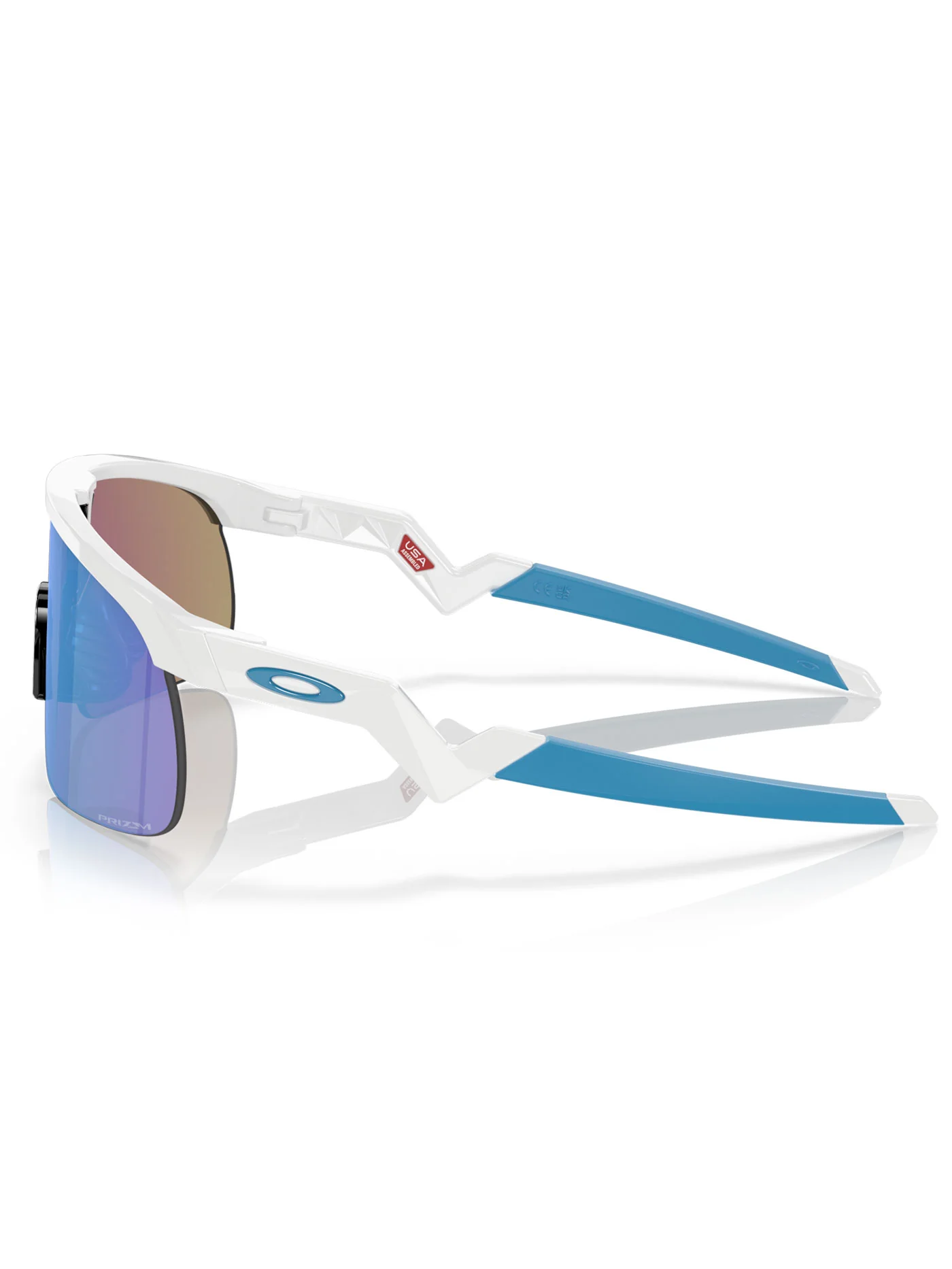 Resistor Polished White/Prizm Sapphire Sunglasses (Youth 7-14) - Image 2