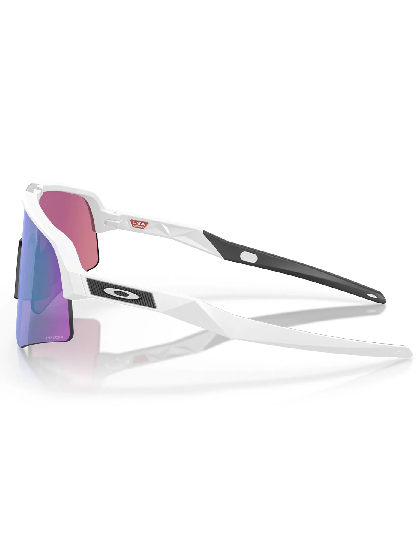 Sutro Lite Sweep Matte White/Prizm Road Jade Sunglasses - Image 3