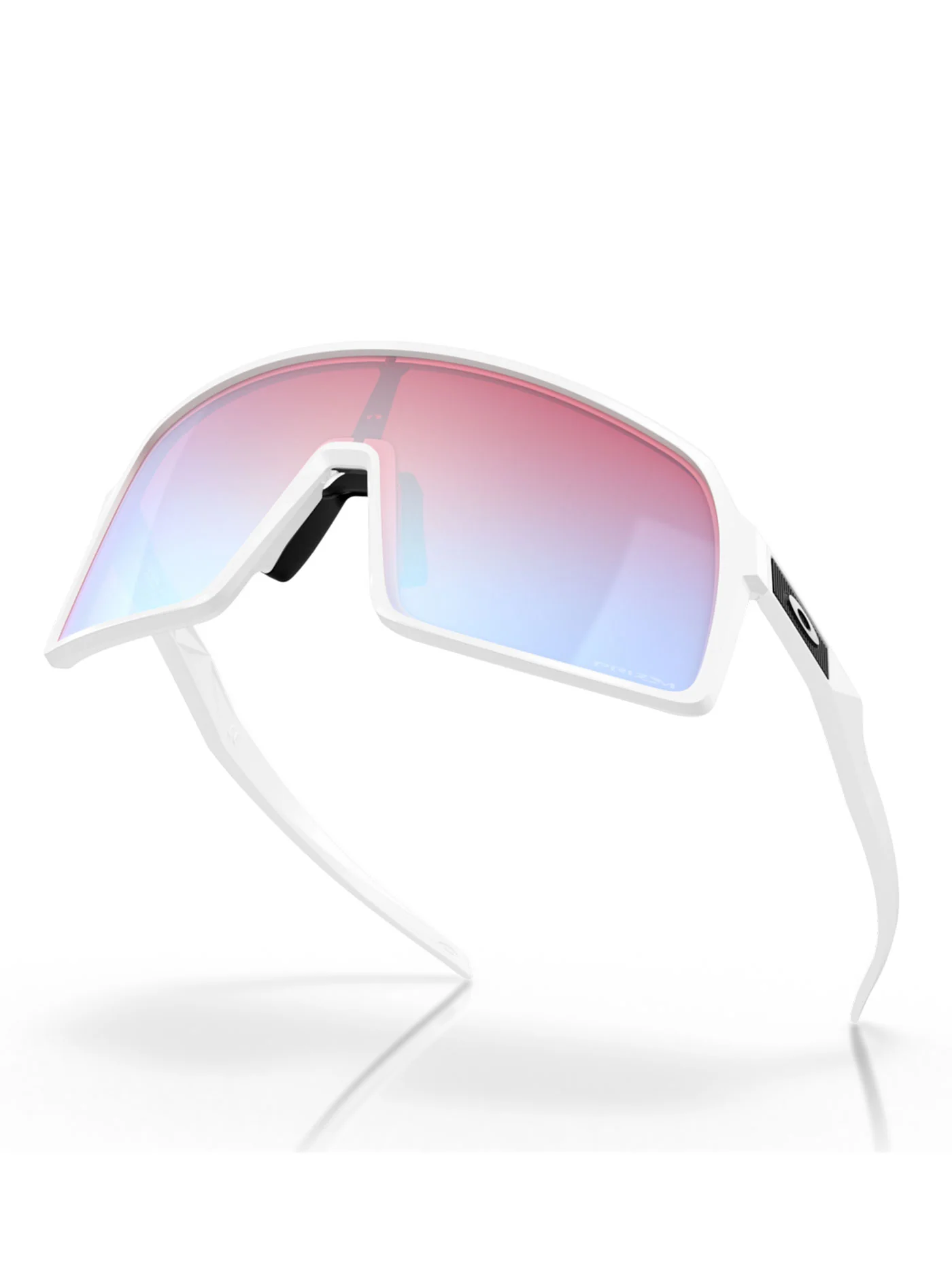 Sutro Polished White/Prizm Snow Sapphire Sunglasses - Image 4