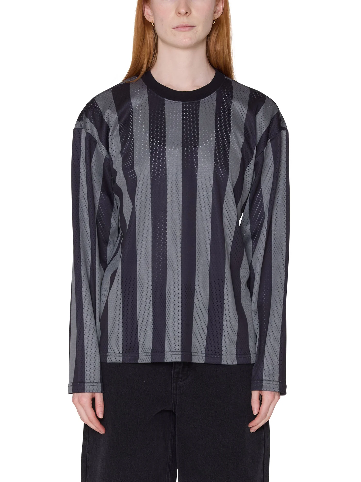 Bounds Mesh Stripe Long Sleeve T-Shirt - Image 4