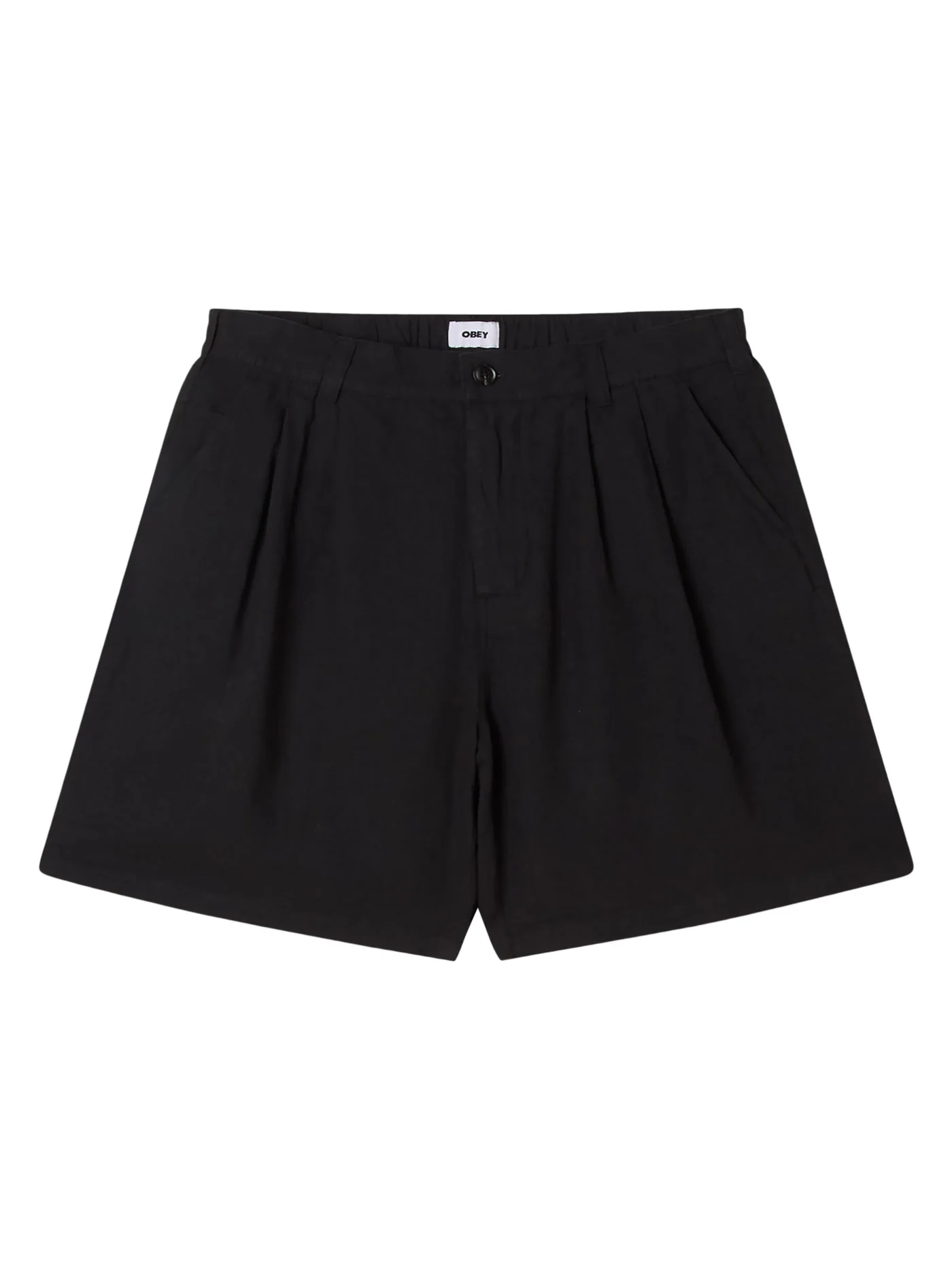 Foster Pleated Linen Shorts