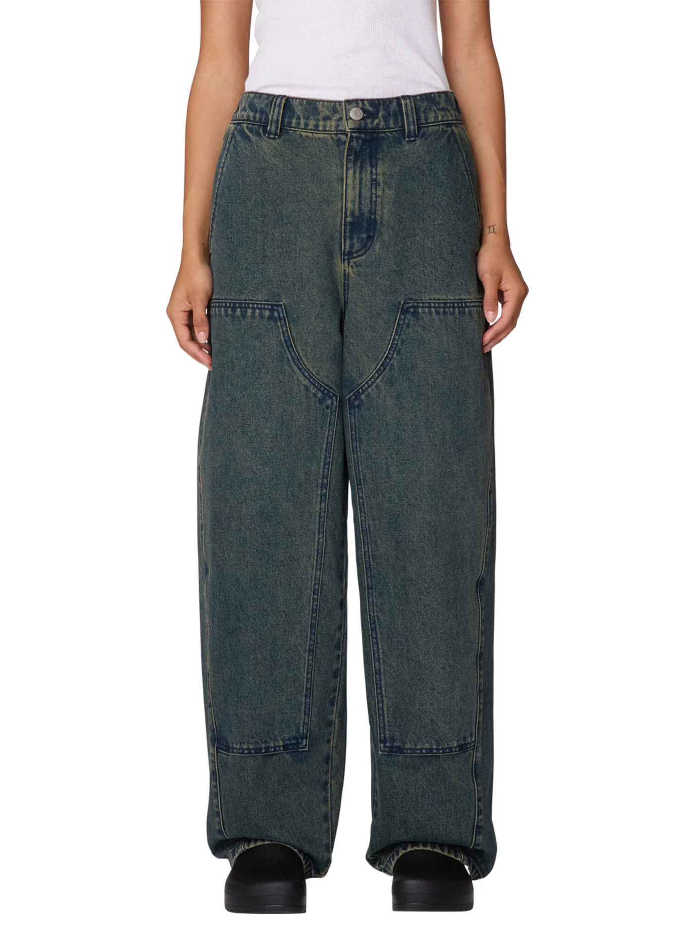 Leah III Baggy Double Knee Jeans