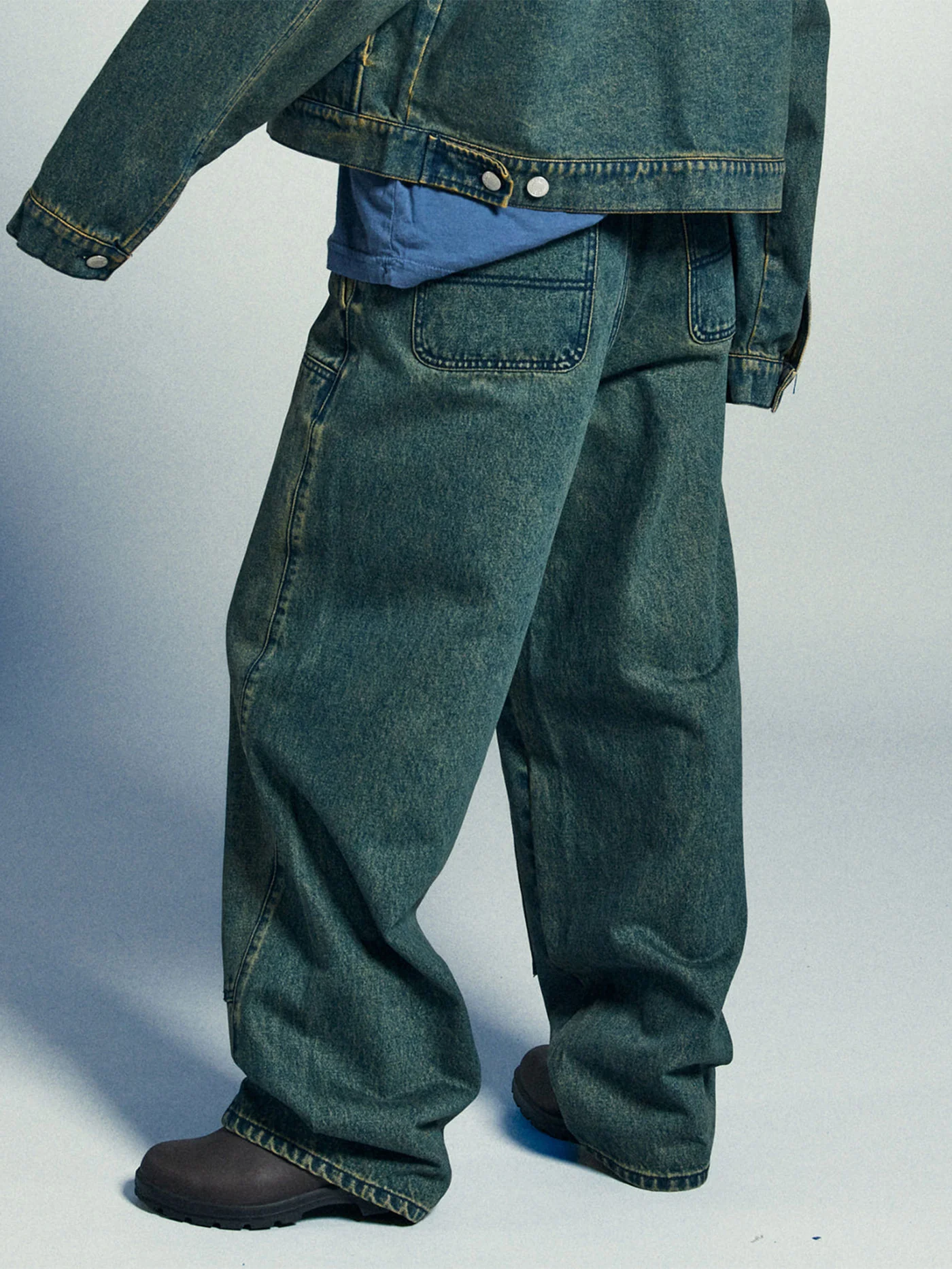 Leah III Baggy Double Knee Jeans - Image 5