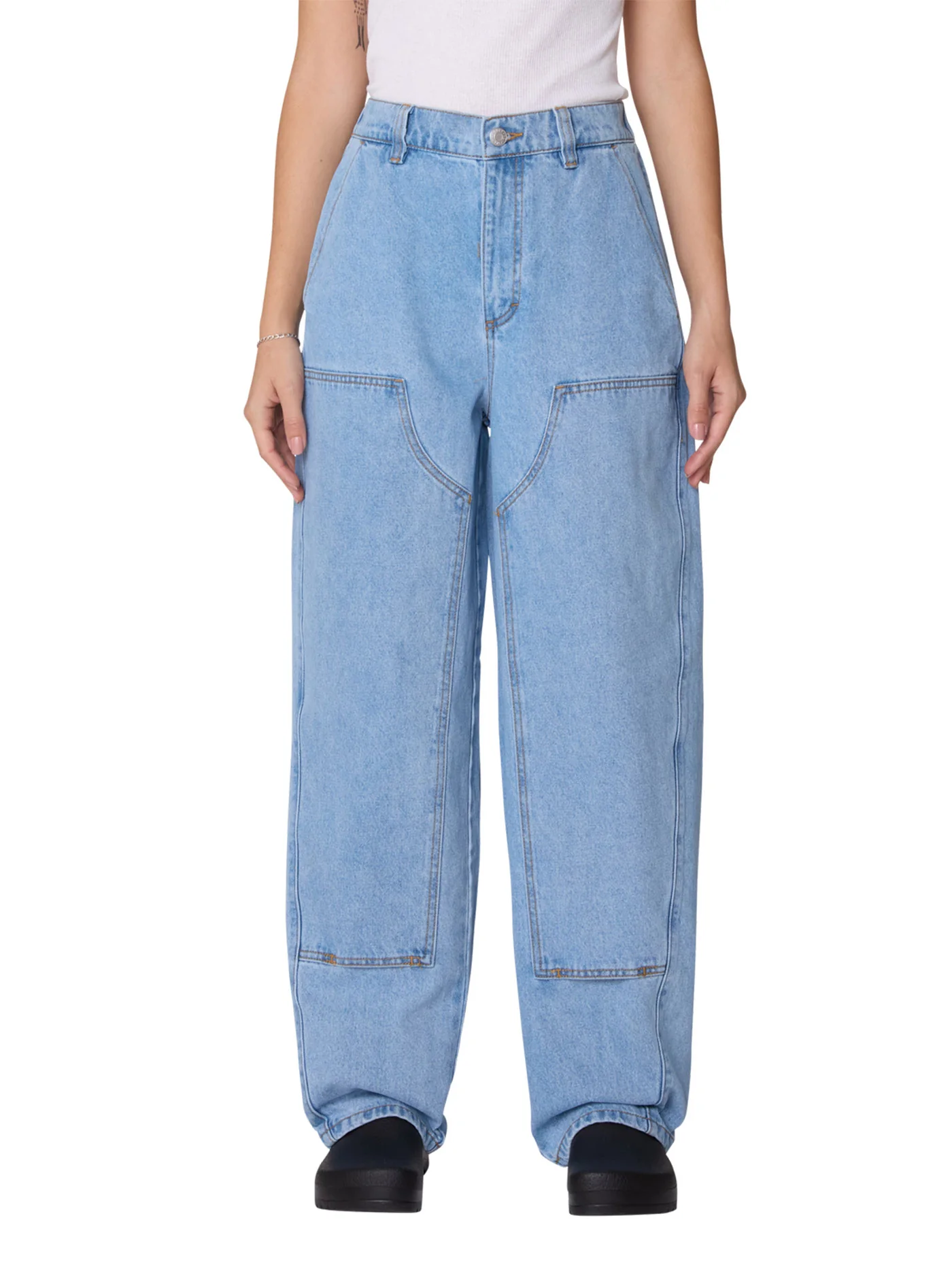Leah III Baggy Double Knee Jeans - Image 7