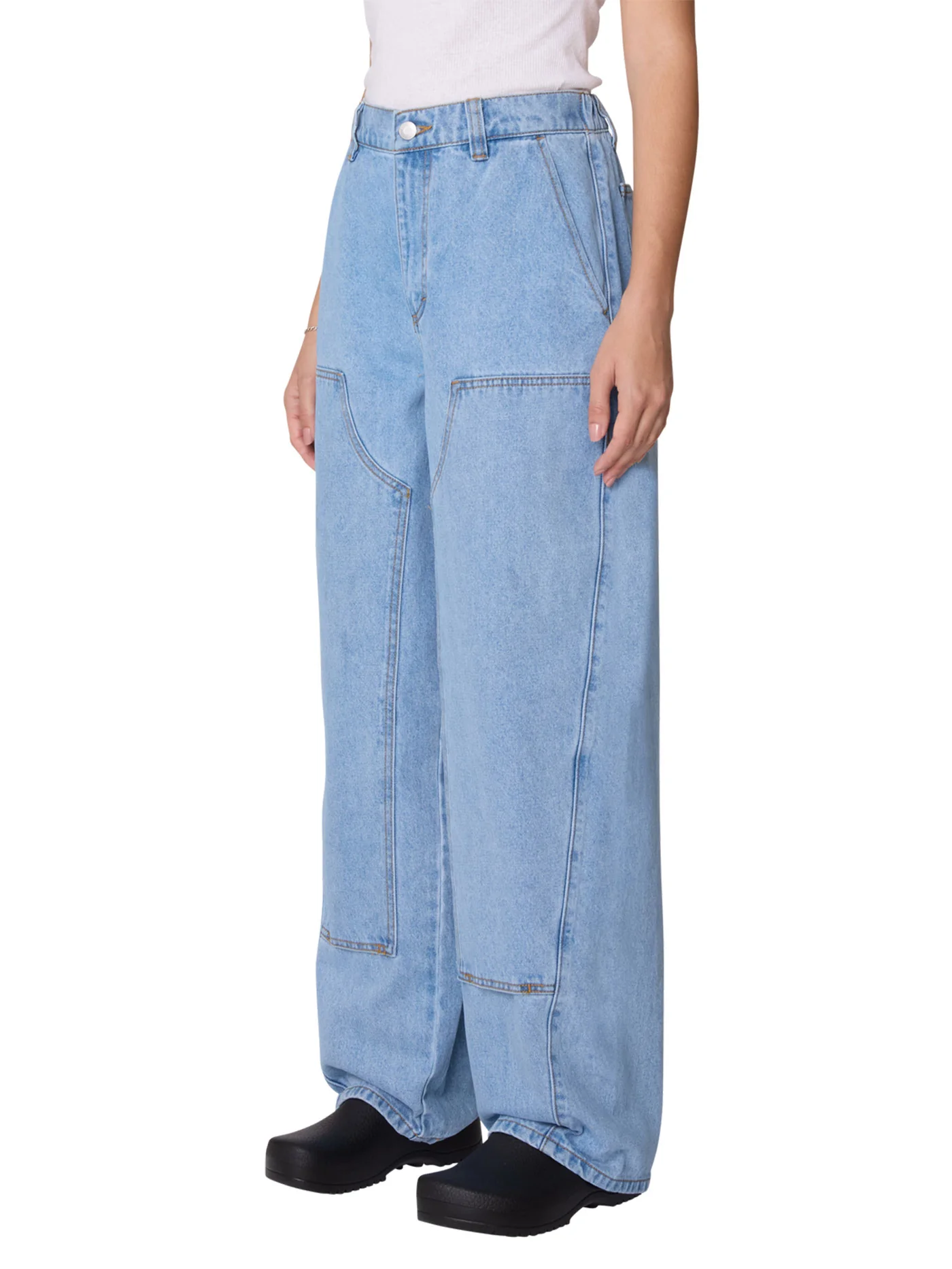 Leah III Baggy Double Knee Jeans - Image 8