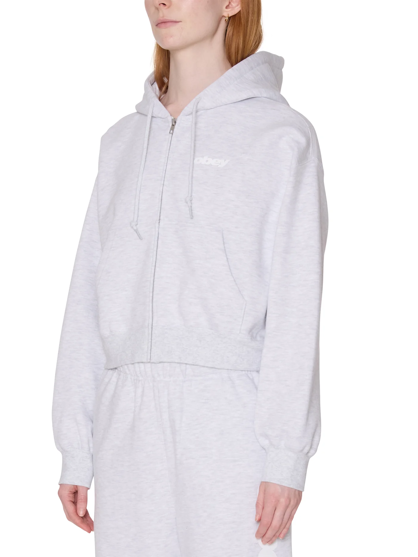 Zip League Cropped Hoodie - Image 2
