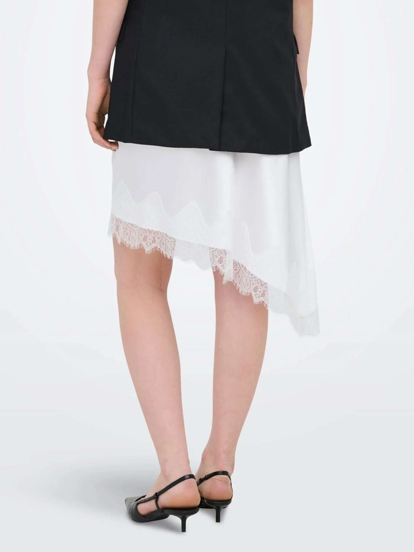 Faraya Satin Lace Skirt - Image 2