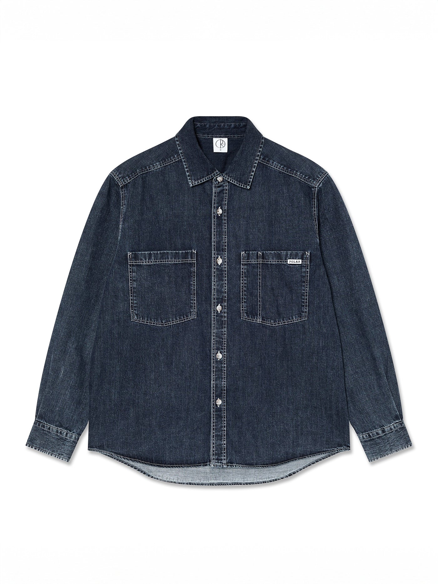 Mike Denim Long Sleeve Buttondown Shirt