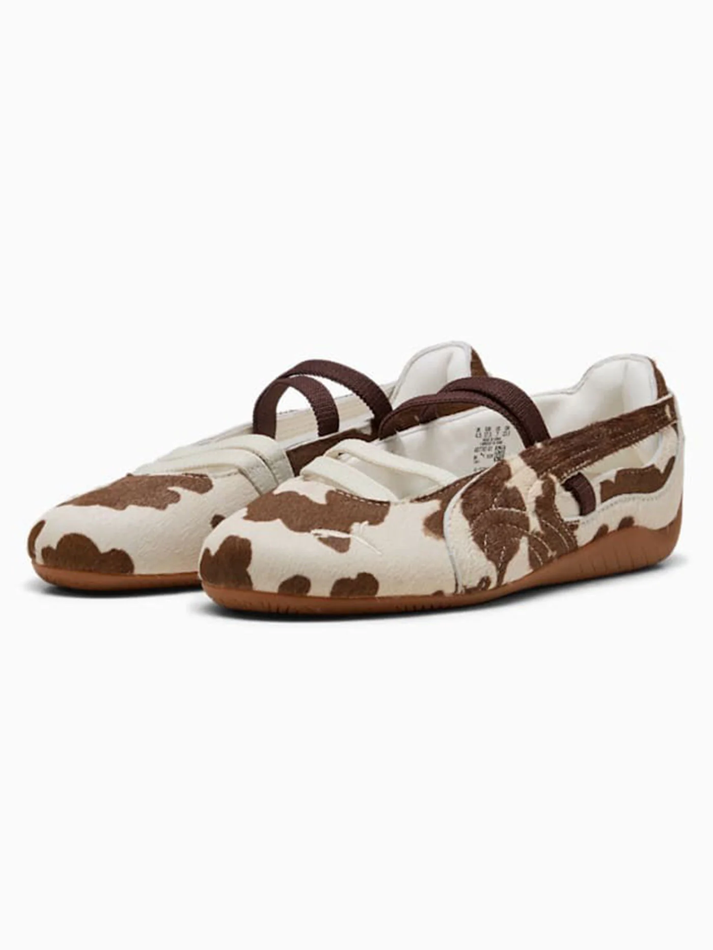 Speedcat Ballet Cow Chocolate Brown/Gum Shoes - Image 3