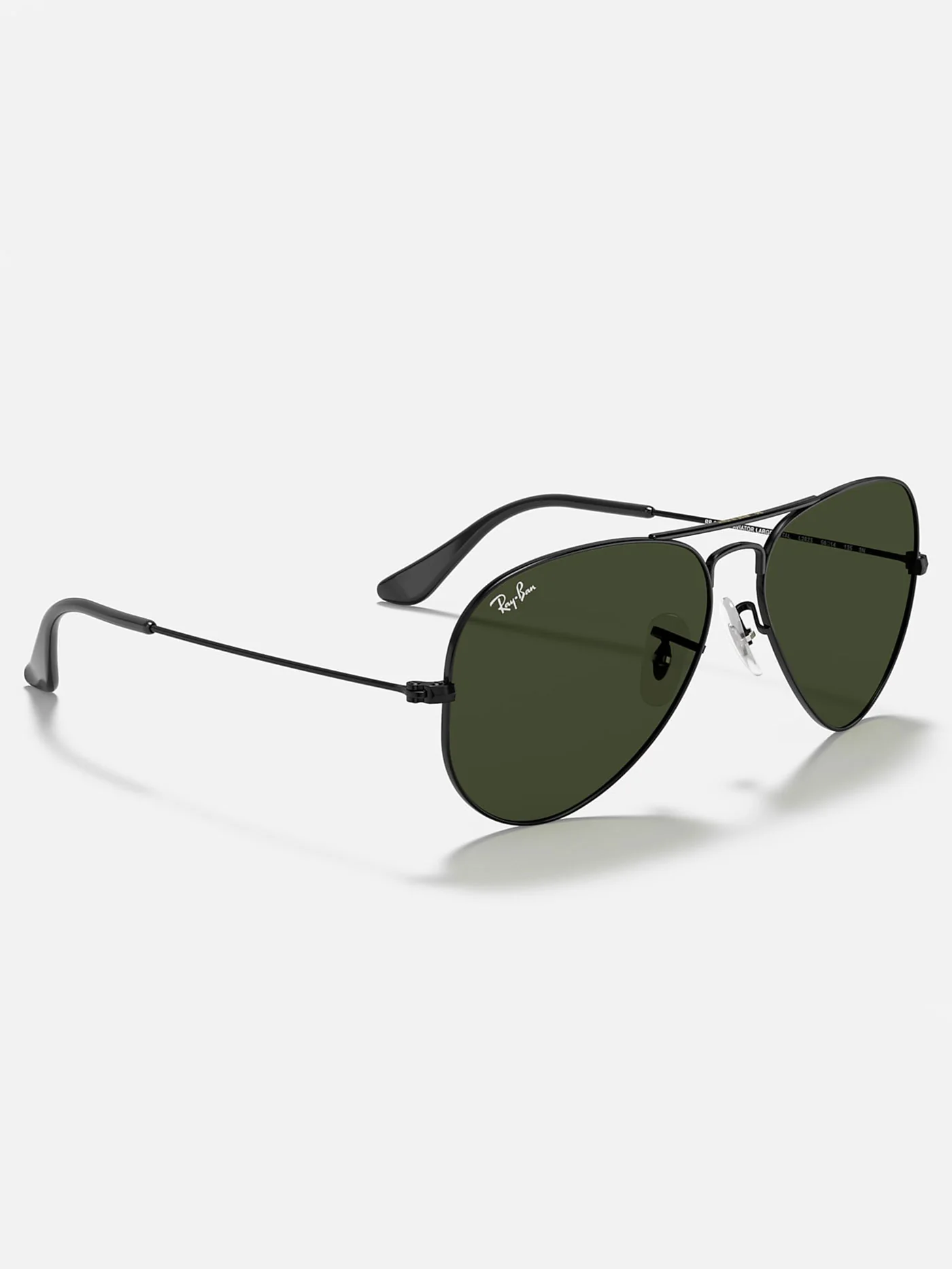 0RB3025 Aviator Black/G-15 Green Sunglasses - Image 4