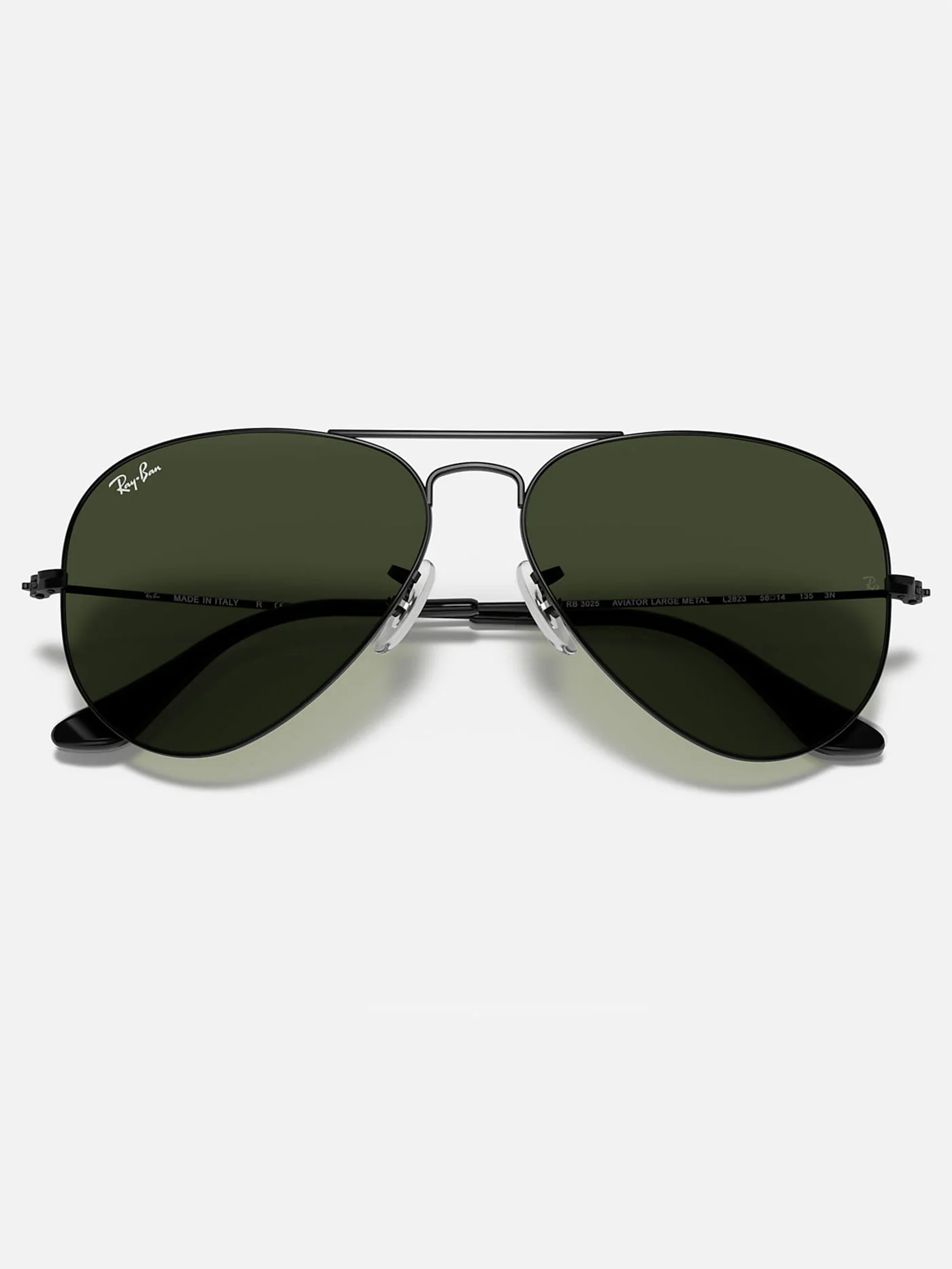 0RB3025 Aviator Black/G-15 Green Sunglasses - Image 6