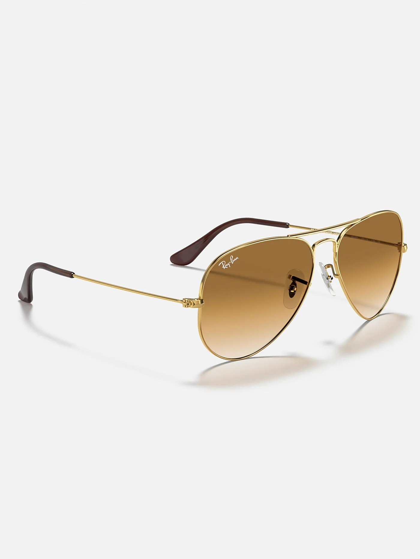 0RB3025 Aviator Gold Arista/ Light Brown Sunglasses - Image 4