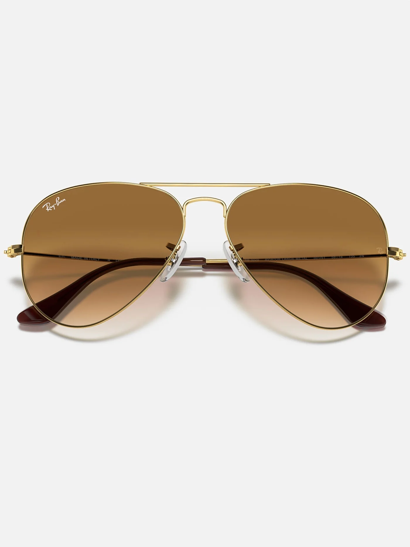 0RB3025 Aviator Gold Arista/ Light Brown Sunglasses - Image 6