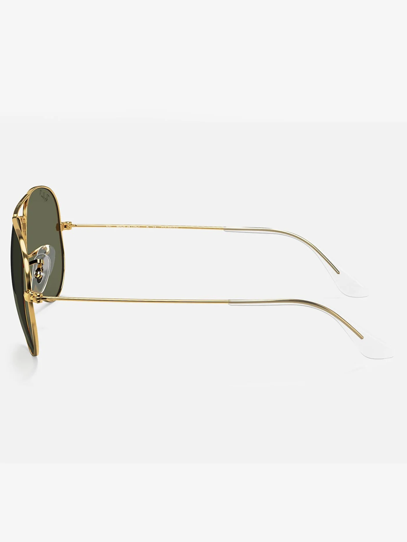 Aviator Large Metal Gold/G-15 Green Sunglasses - Image 2