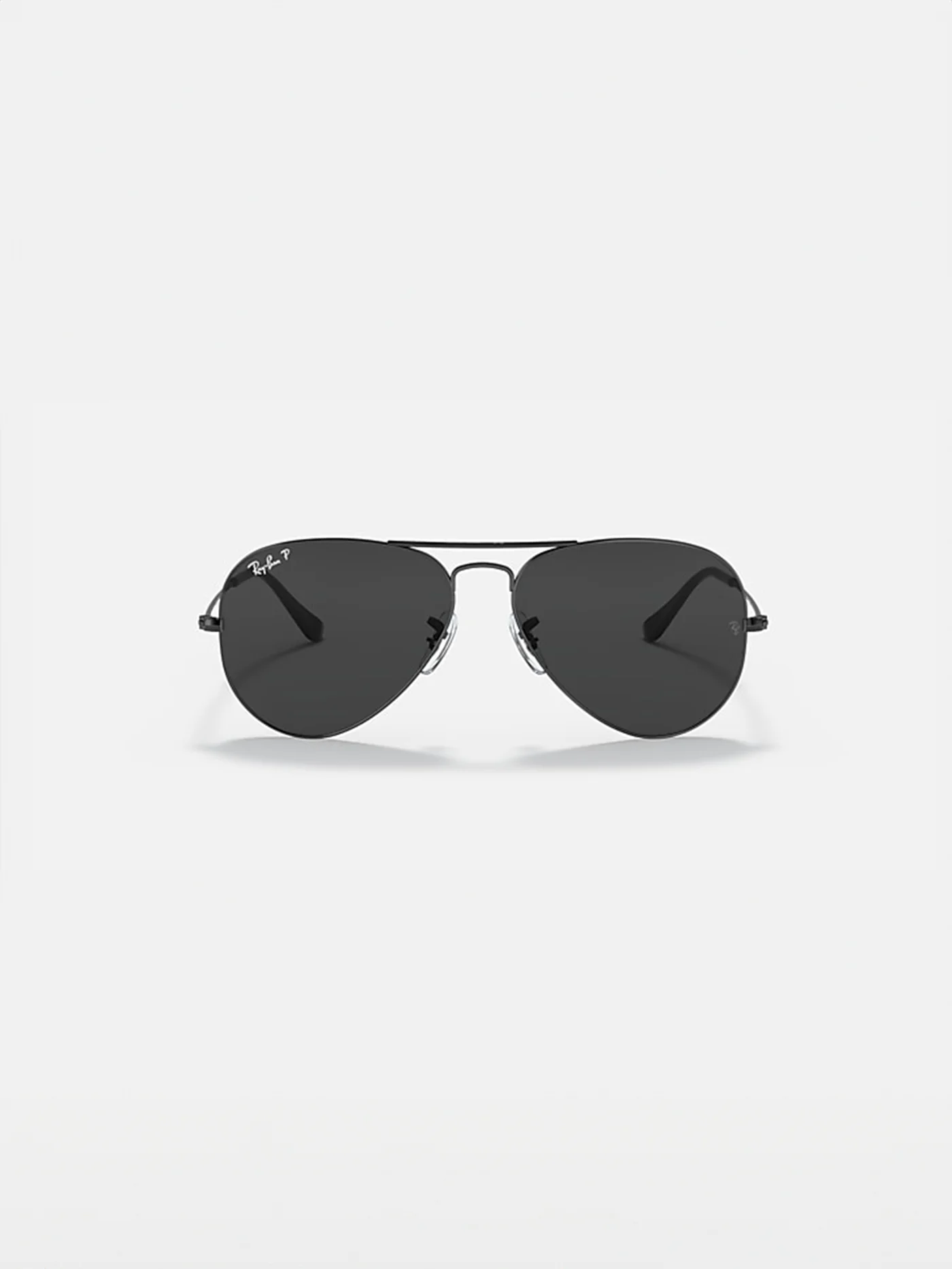 Aviator Total Black Polished Black/Black Sunglasses