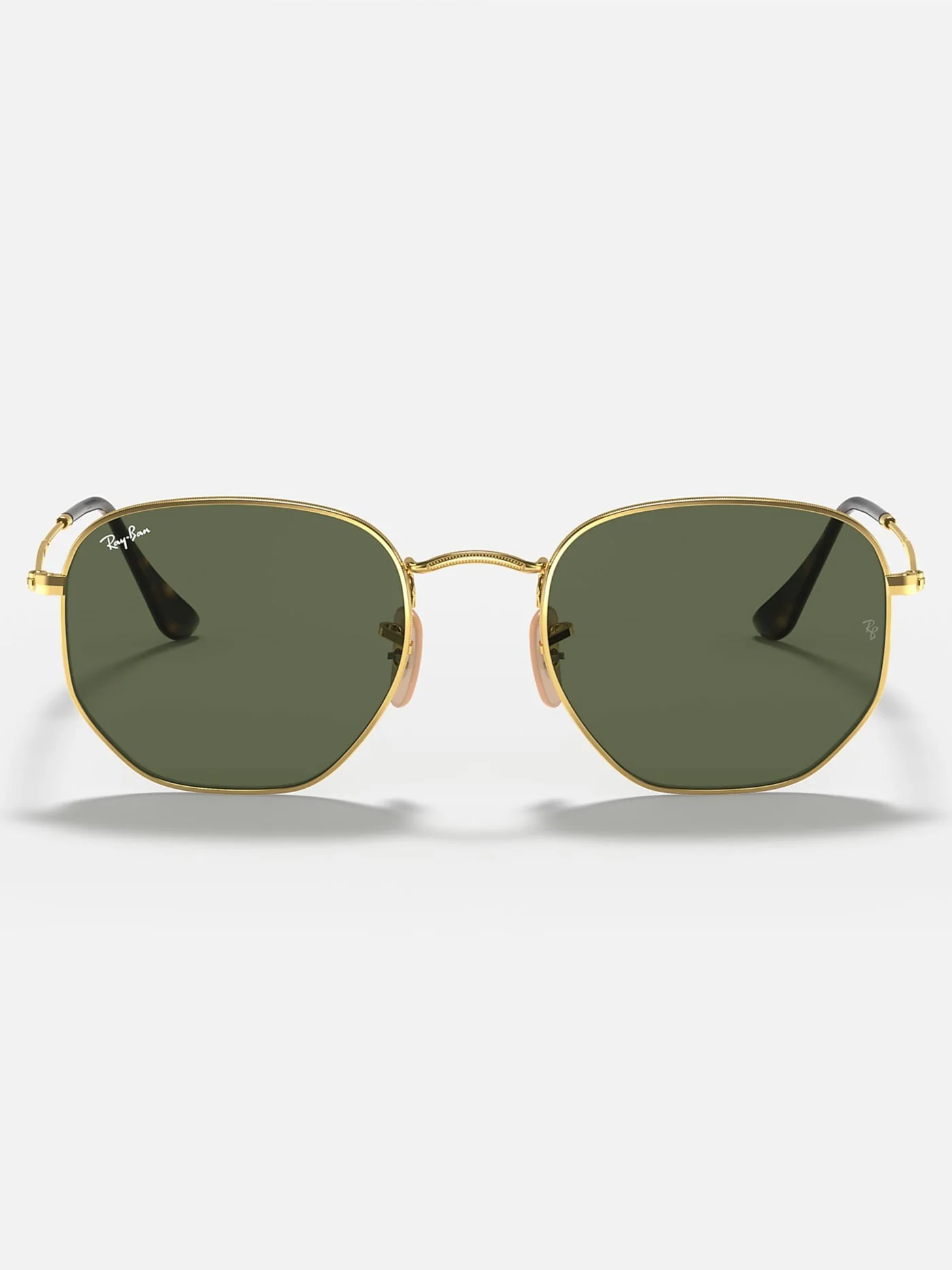 Hexagonal Gold/G-15 Green Sunglasses - Image 5