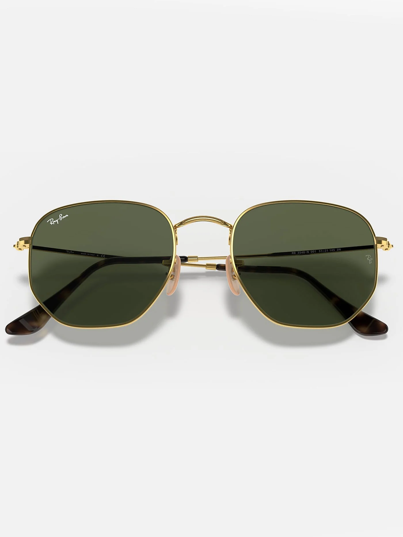 Hexagonal Gold/G-15 Green Sunglasses - Image 6