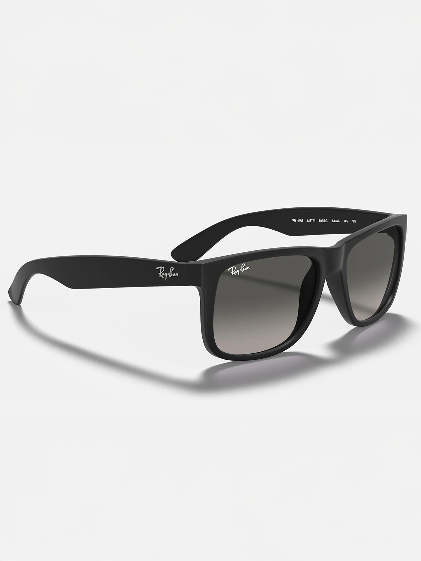 Justin Polished Black/Dark Green Sunglasses - Image 4