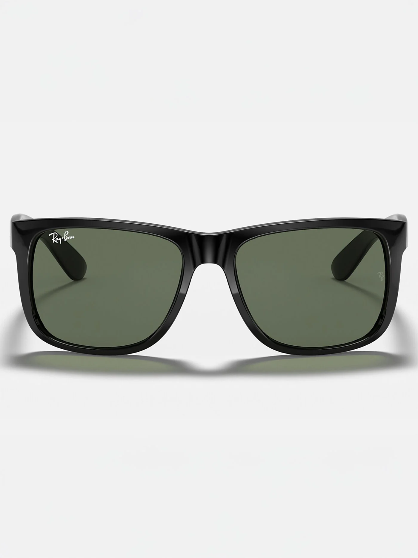 Justin Polished Black/Dark Green Sunglasses - Image 5