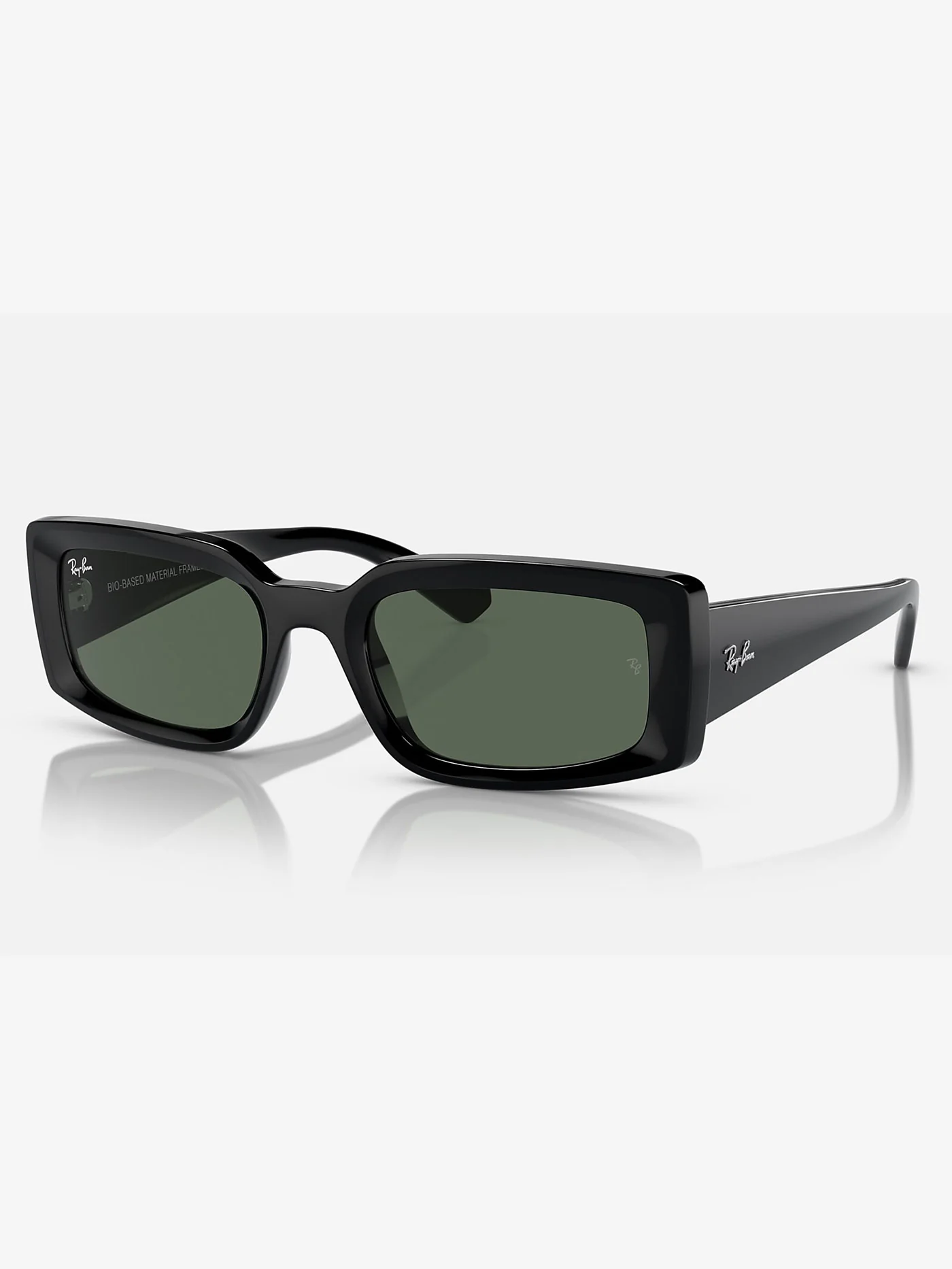 Kiliane Polished Black/Dark Green Sunglasses