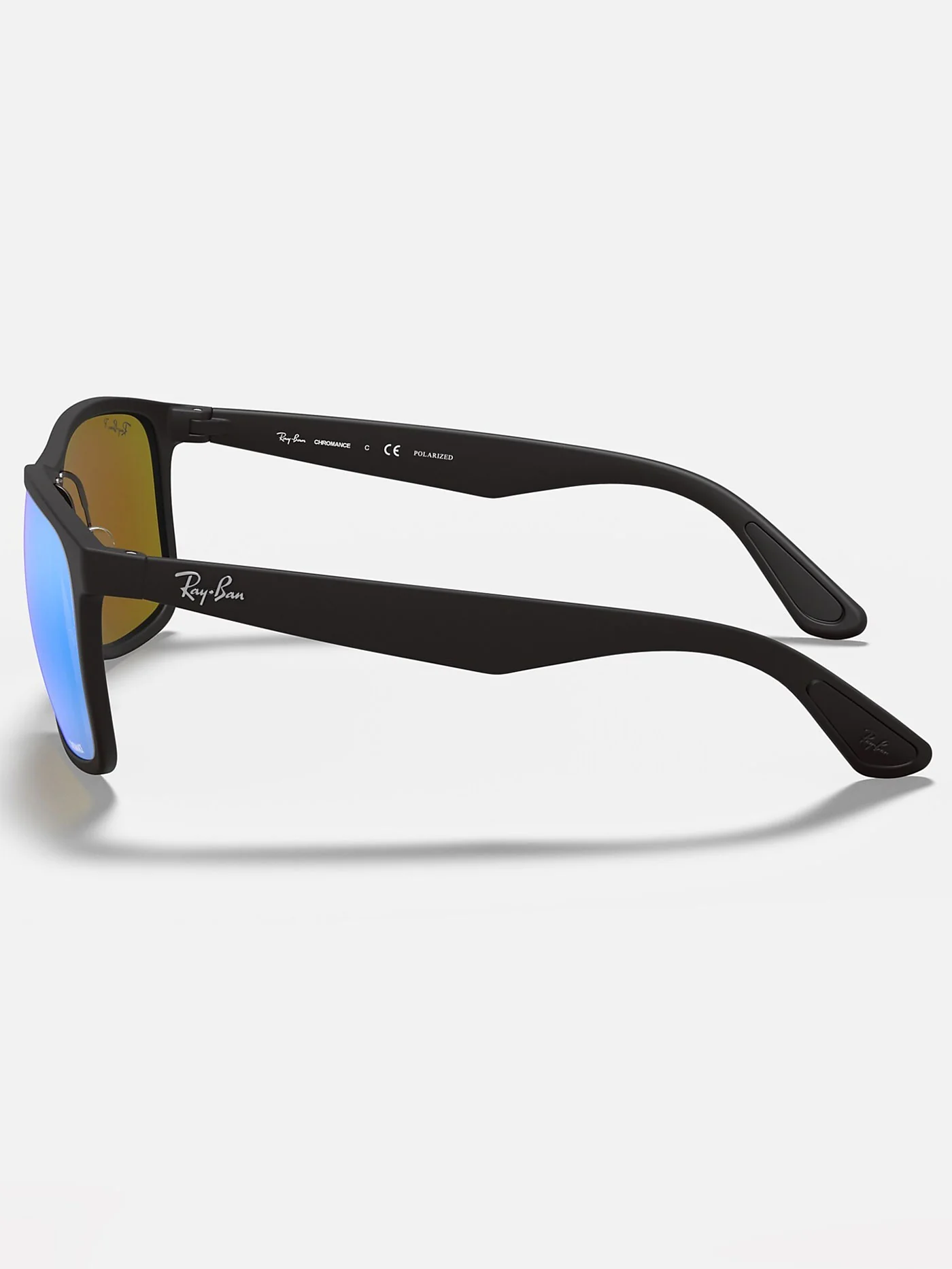 RB4264 Matte Black/Blue Mirror Polarized Sunglasses - Image 2