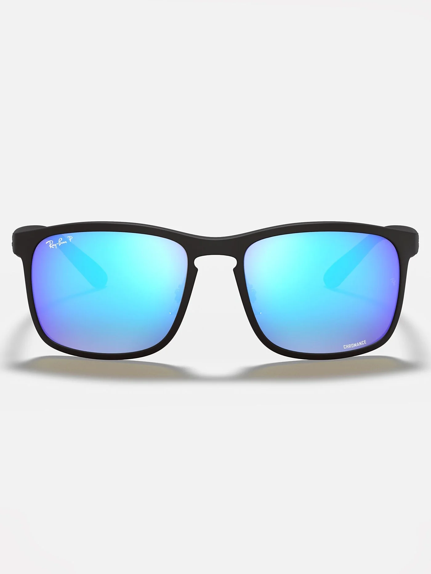 RB4264 Matte Black/Blue Mirror Polarized Sunglasses - Image 5