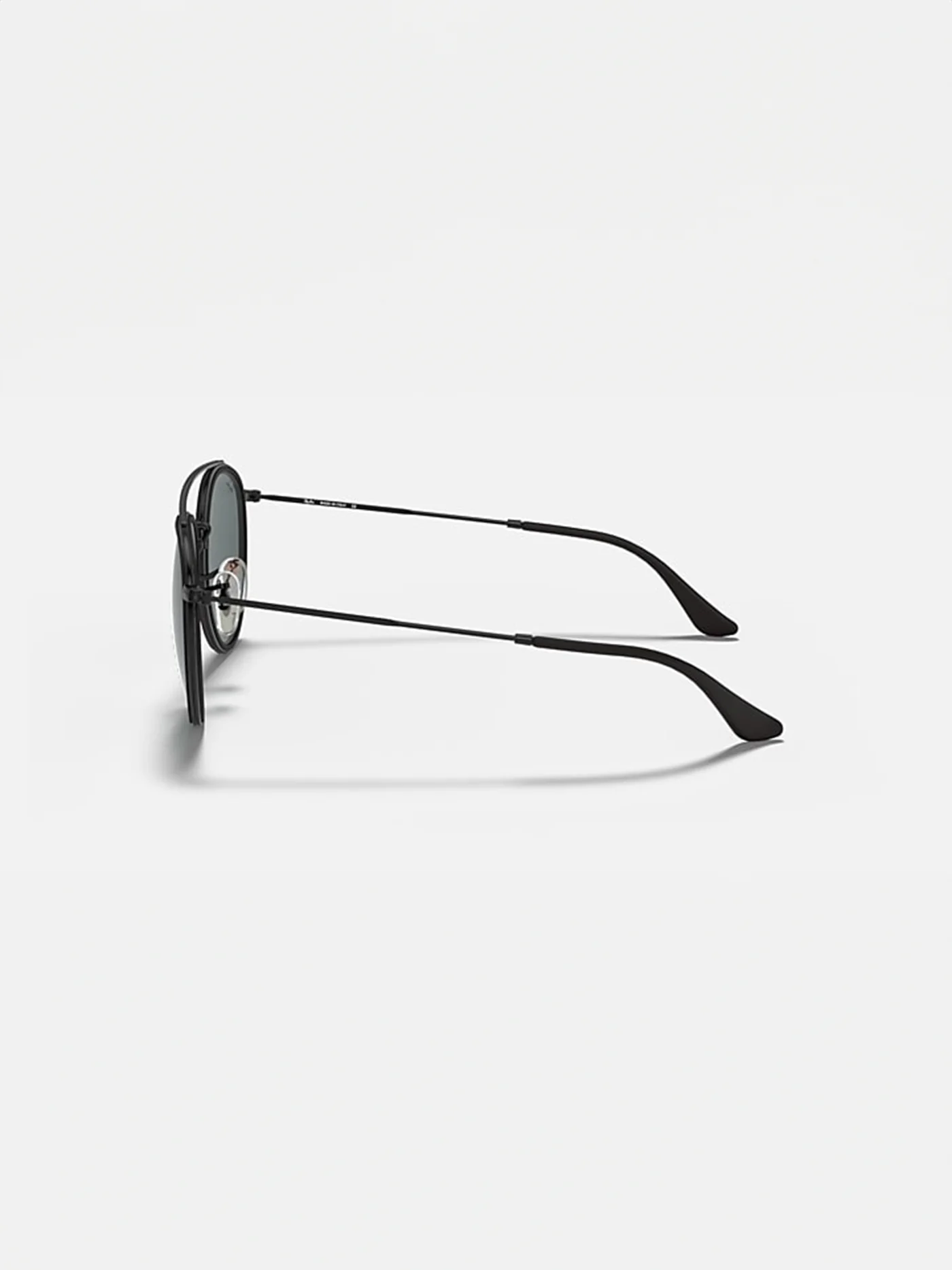 Round Double Ebridge Arista Gold/G-15 Green Sunglasses - Image 5