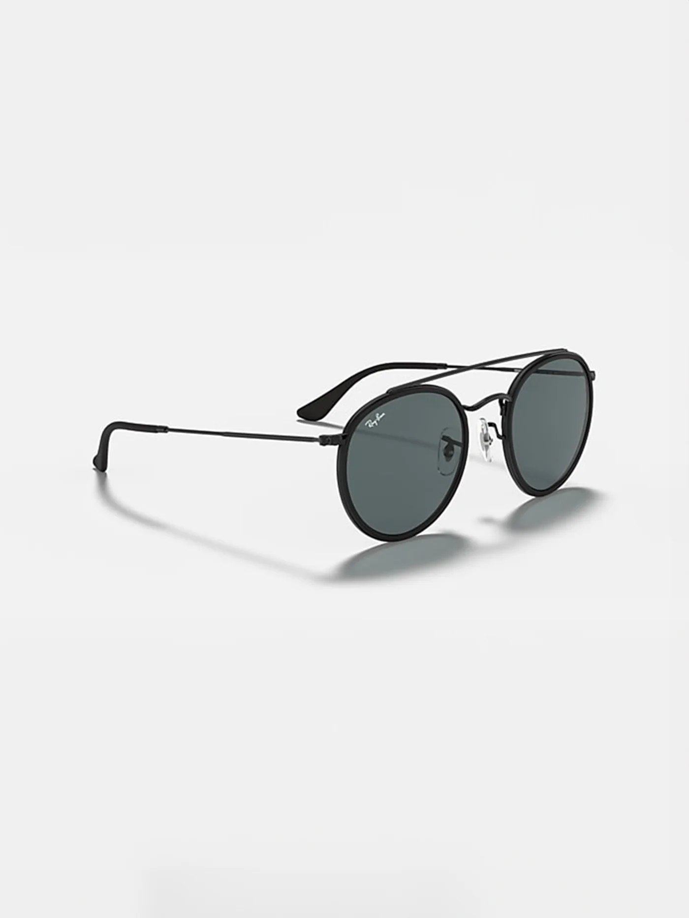 Round Double Ebridge Arista Gold/G-15 Green Sunglasses - Image 7