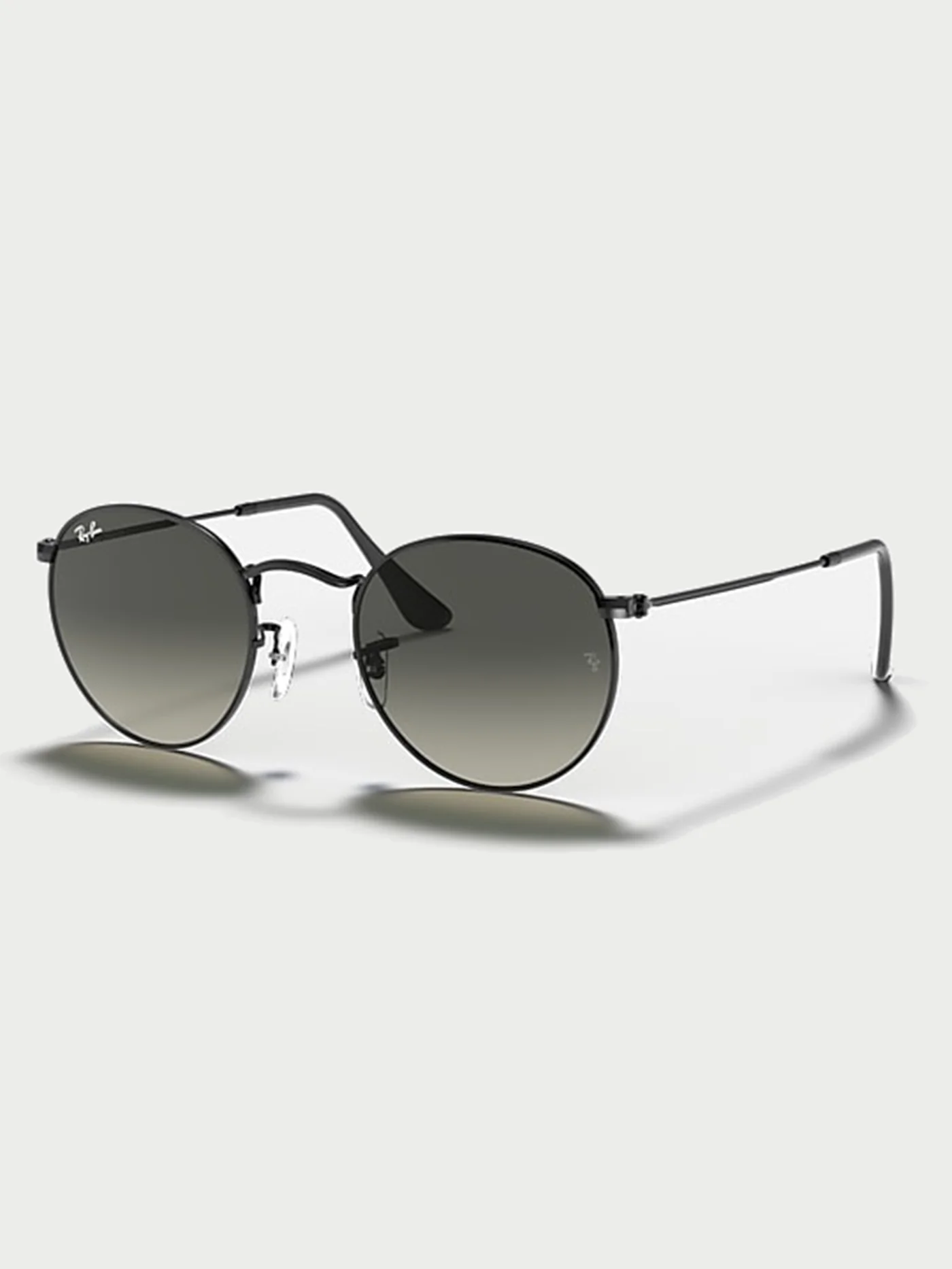 Round Metal Black/Grey Sunglasses