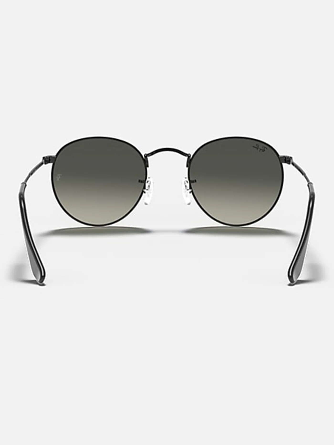 Round Metal Black/Grey Sunglasses - Image 3