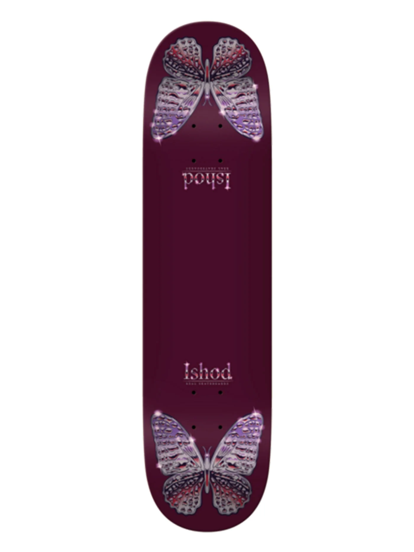 Ishod Mariposa Chrome Redux Twin Tail 8'' Skateboard Deck