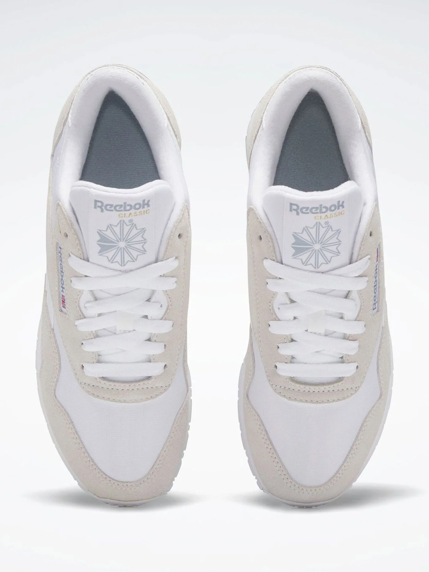 Classic Nylon White/White/White Shoes - Image 4