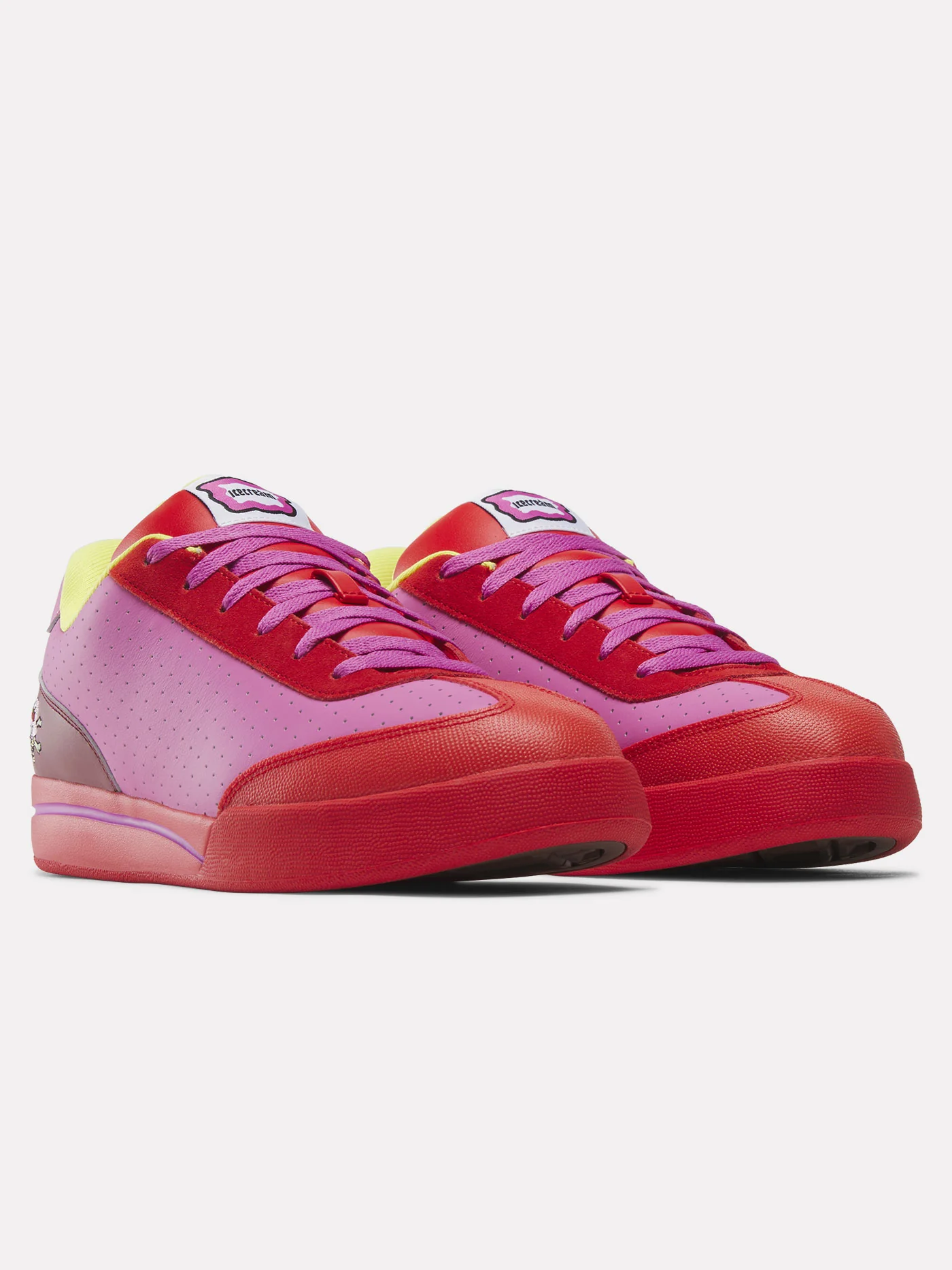 Reebok x BBC Ice Cream Board Flip Pink Lemonade Shoes - Image 2
