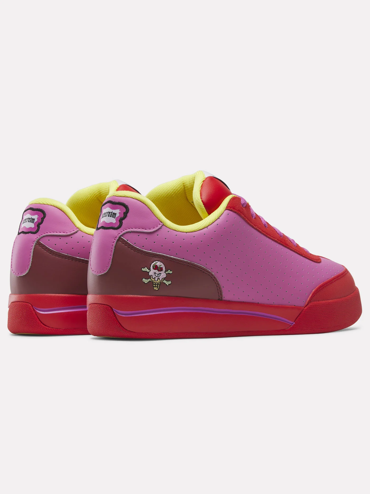 Reebok x BBC Ice Cream Board Flip Pink Lemonade Shoes - Image 3