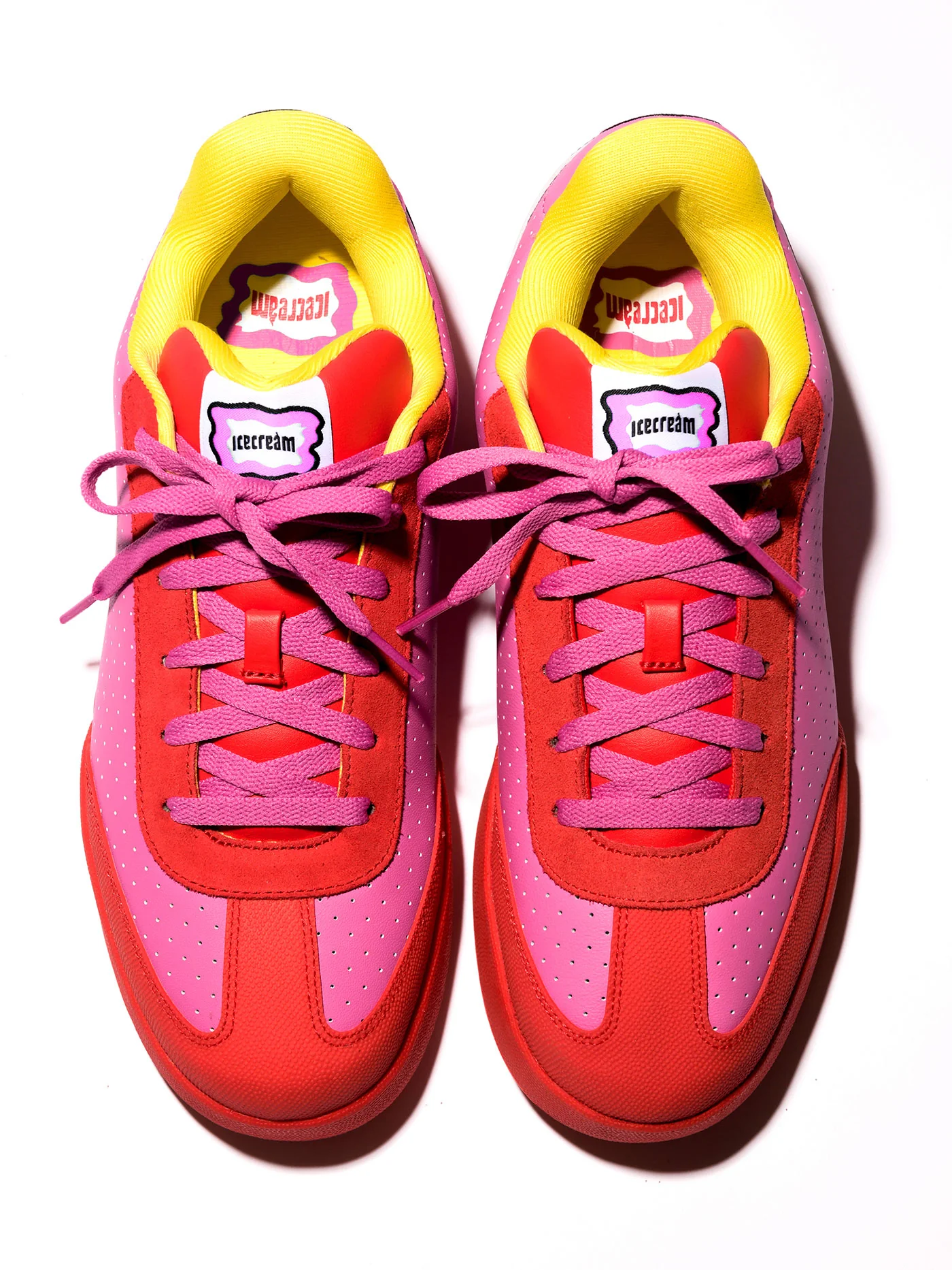 Reebok x BBC Ice Cream Board Flip Pink Lemonade Shoes - Image 8