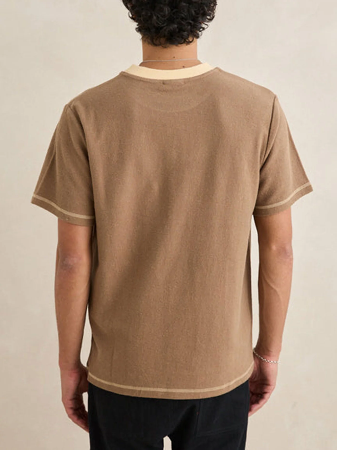 Contrast Vintage Terry T-Shirt - Image 2