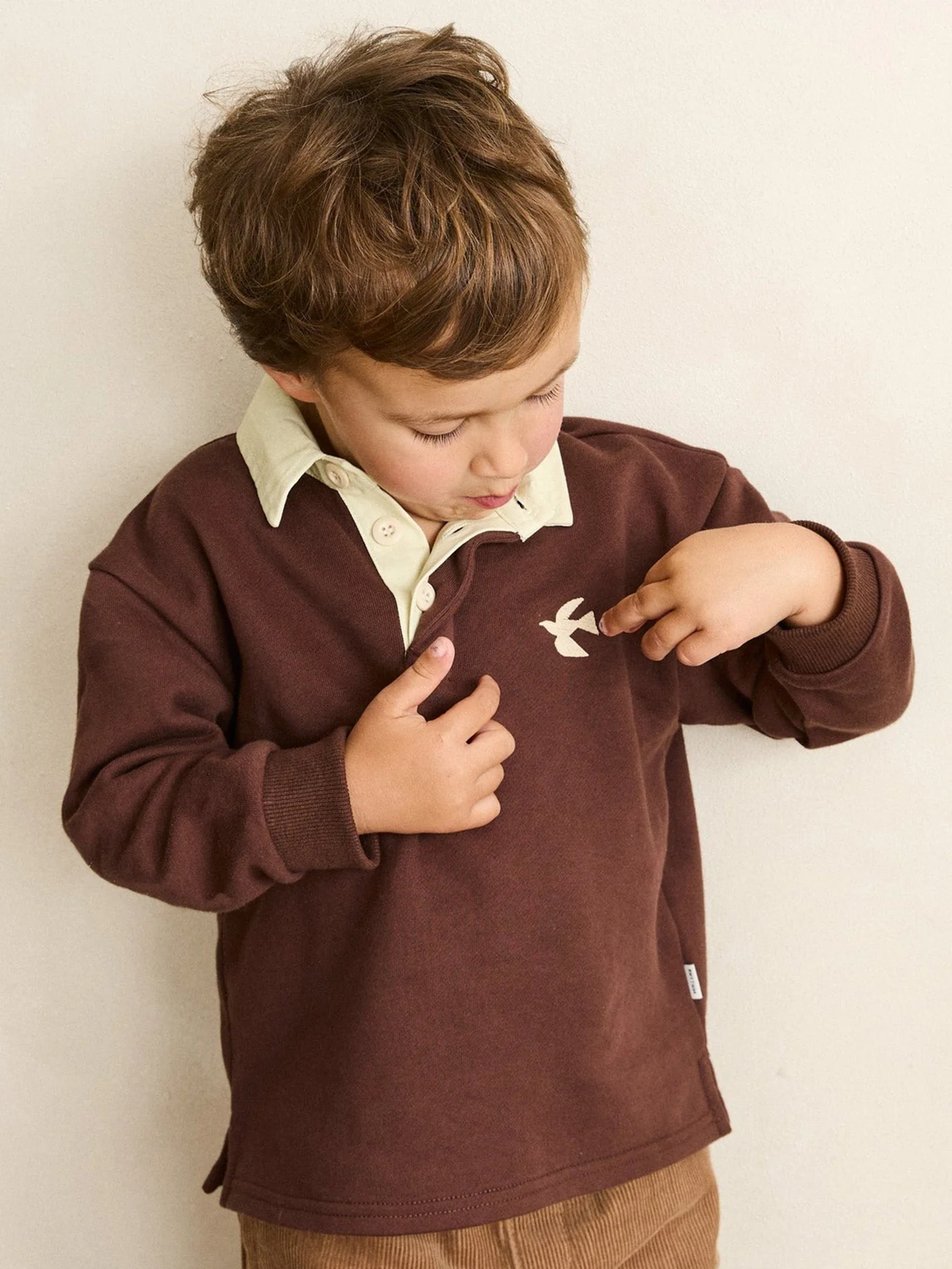 Dreamin Long Sleeve Rugby Polo (Boys 2-7) - Image 2