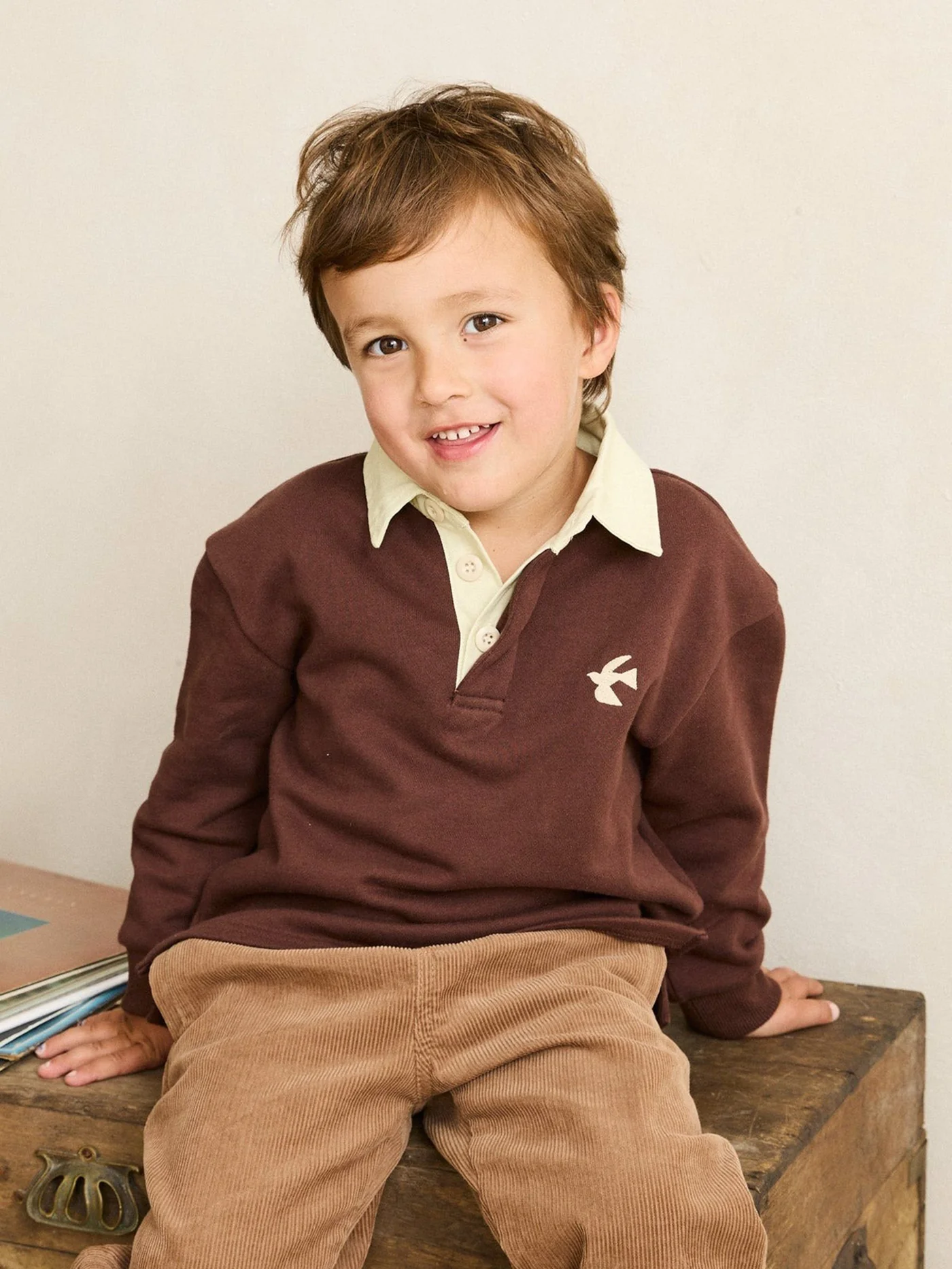 Dreamin Long Sleeve Rugby Polo (Boys 2-7) - Image 3