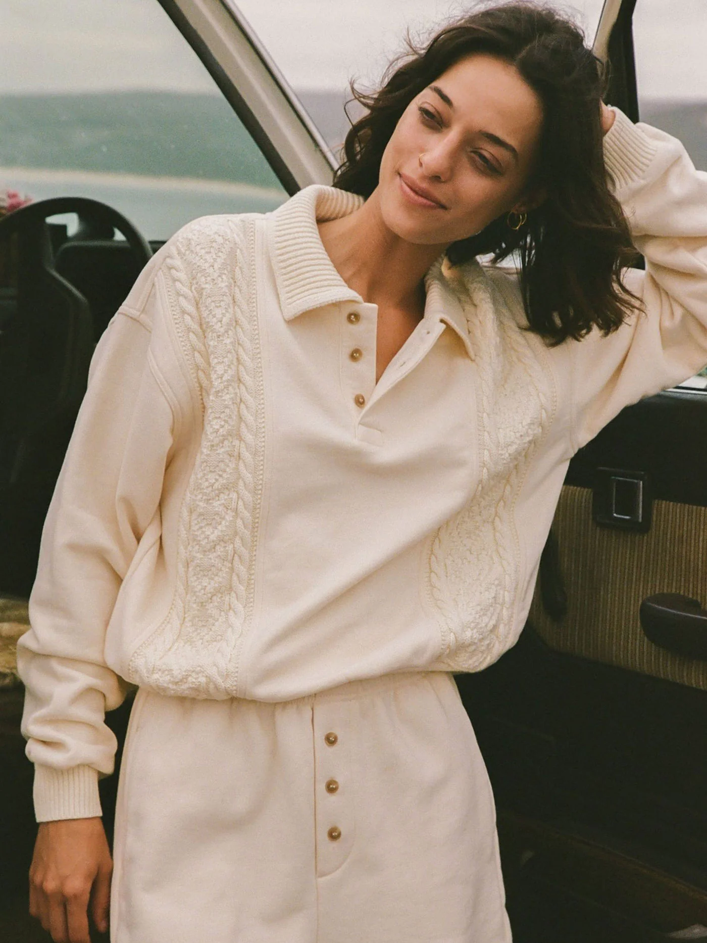 Eloise Cable Knit Sweater - Image 5